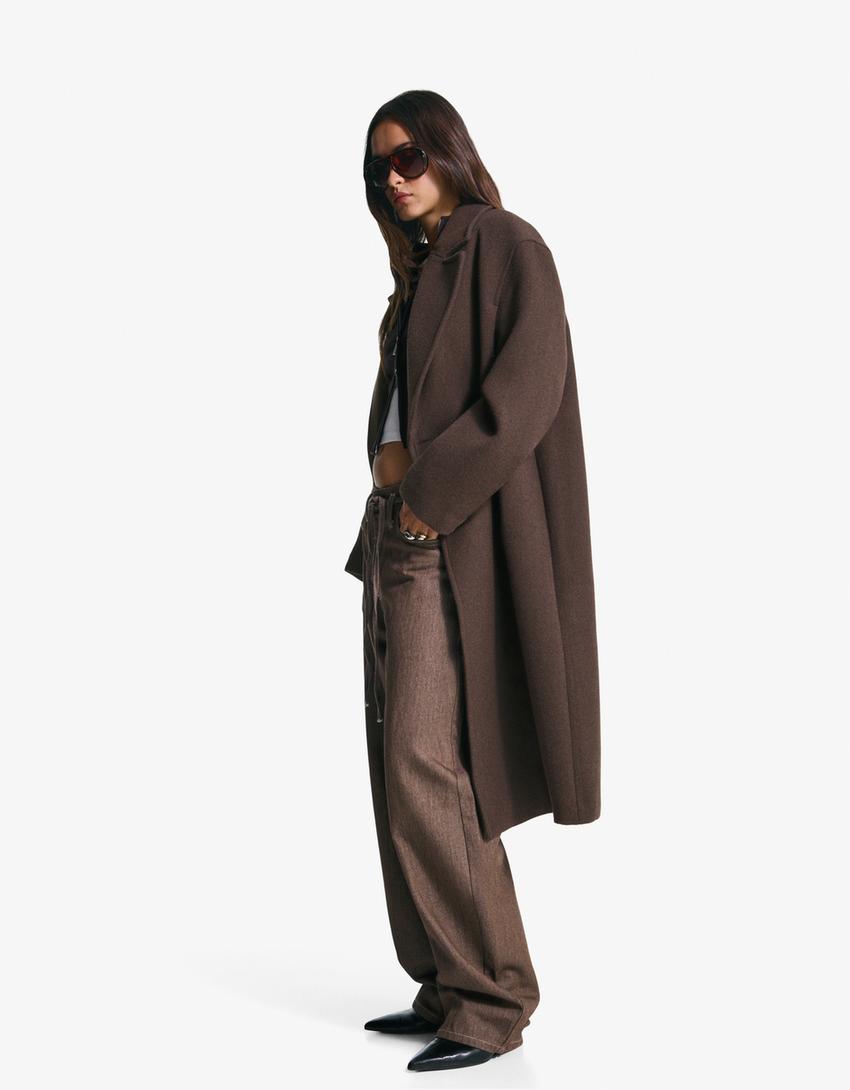 ASHBY LONG DROP-SHOULDER COAT