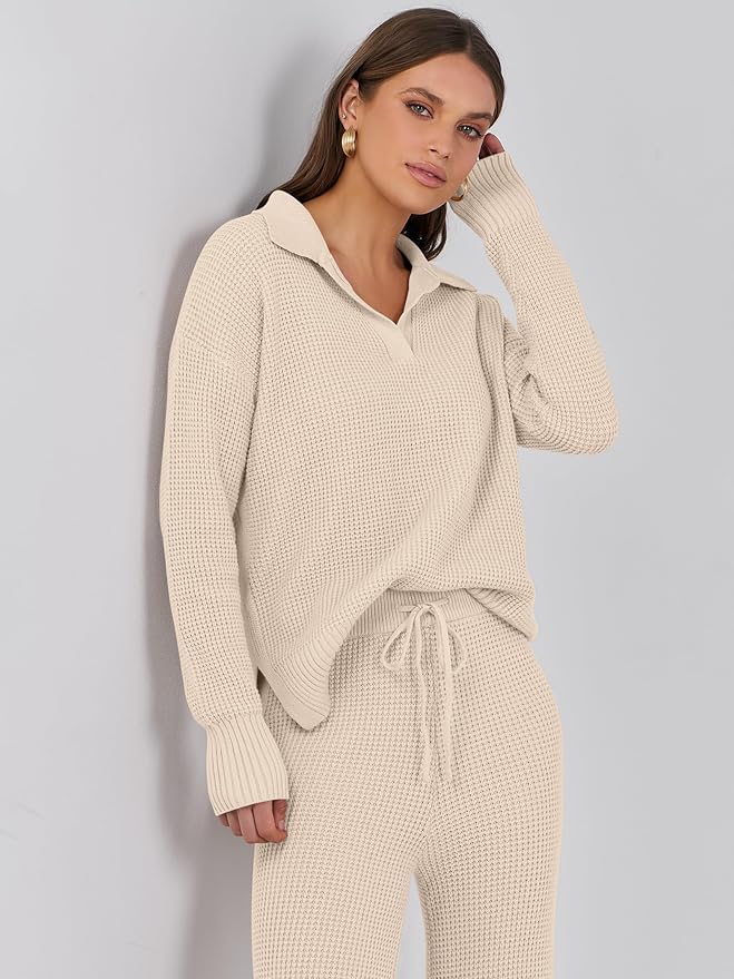 ANRABESS KNIT LOUNGE SET