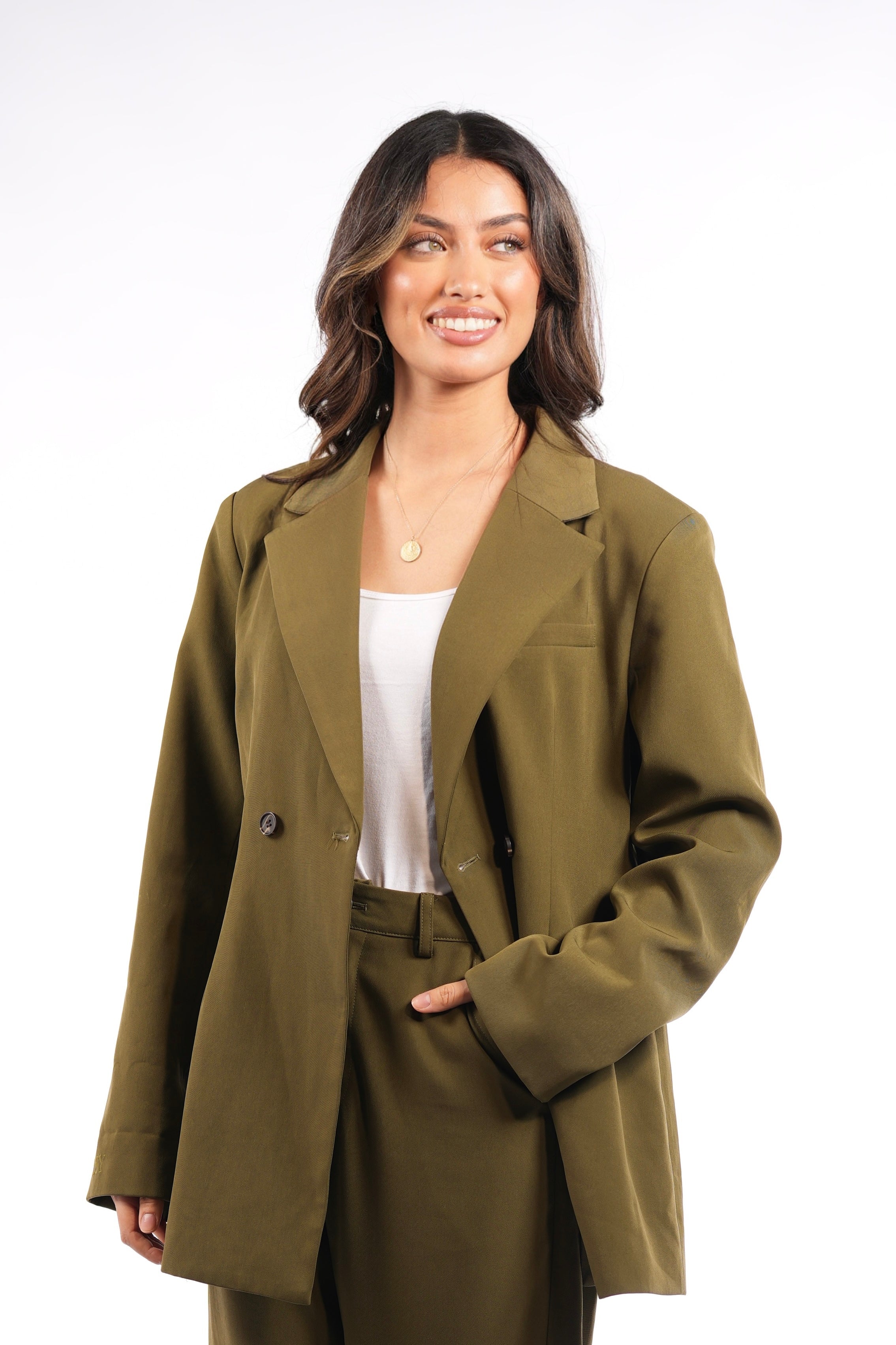 LYSIUM BELTED BLAZER SET