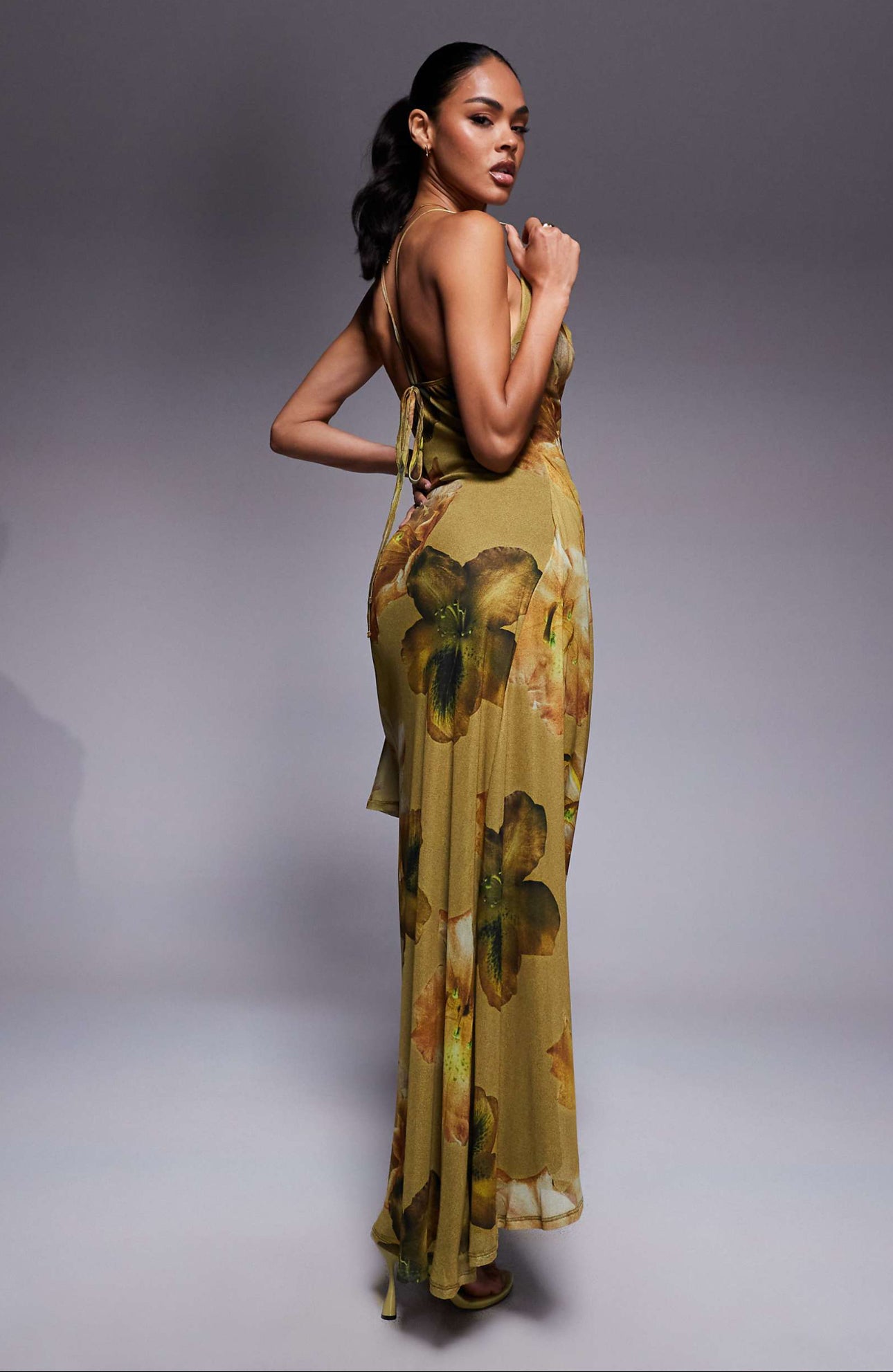 CALLA MESH MAXI DRESS