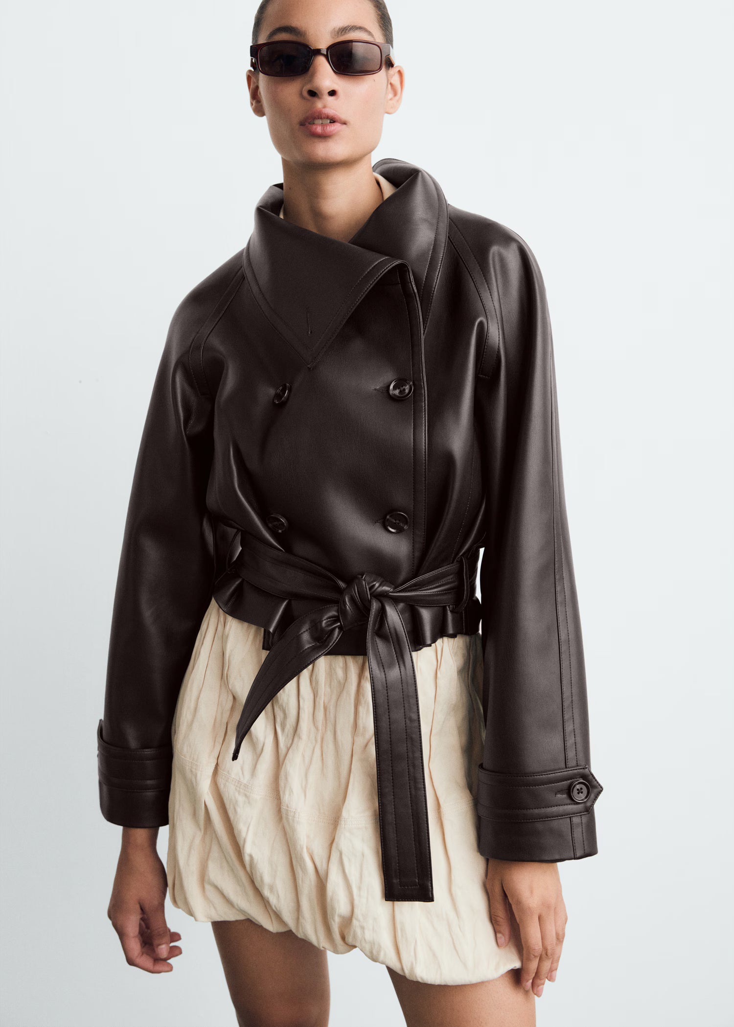 ADIRA FAUX LEATHER JACKET