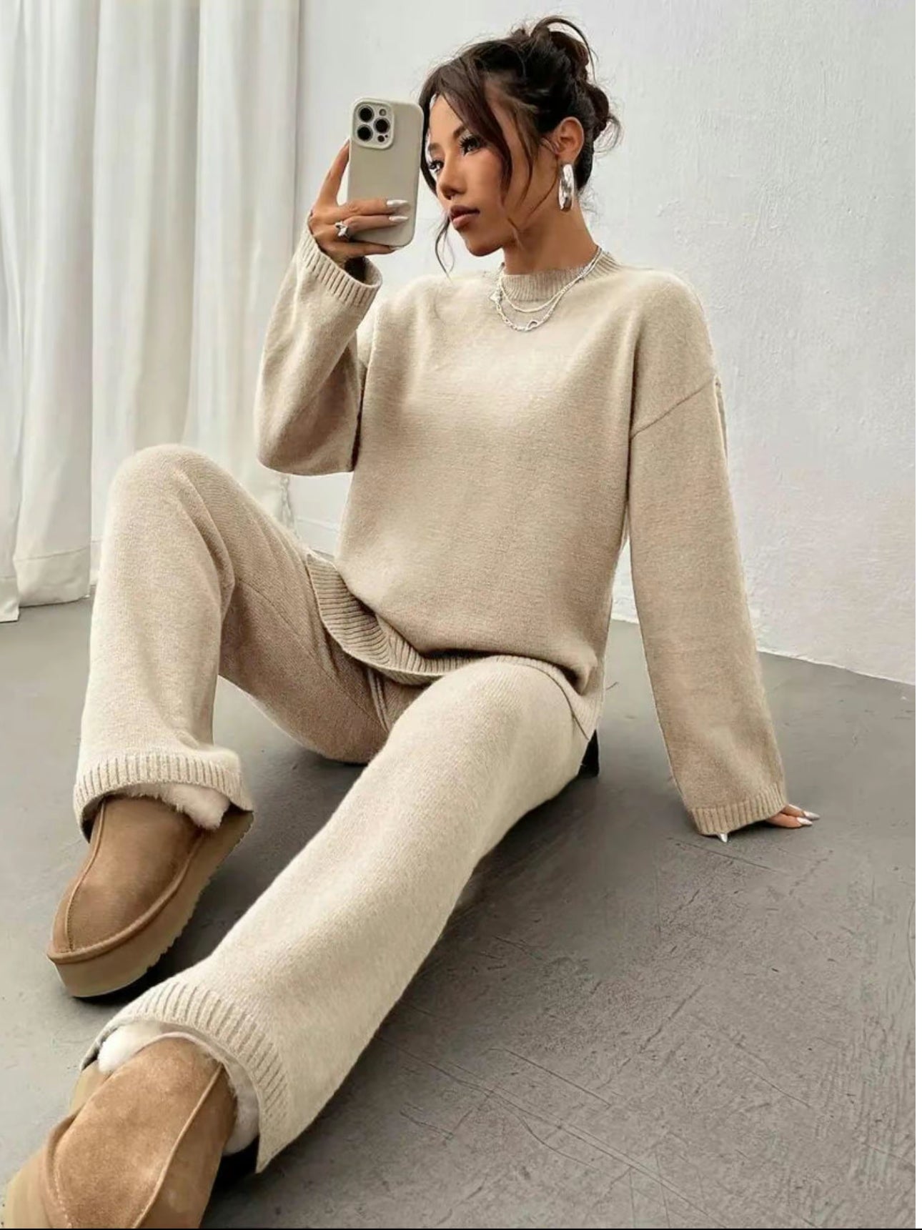FLUXY KNITTED LOUNGE SET