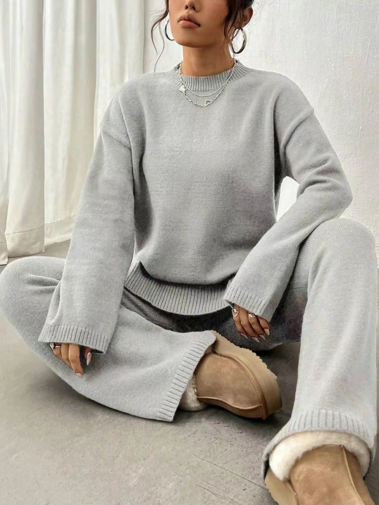 FLUXY KNITTED LOUNGE SET