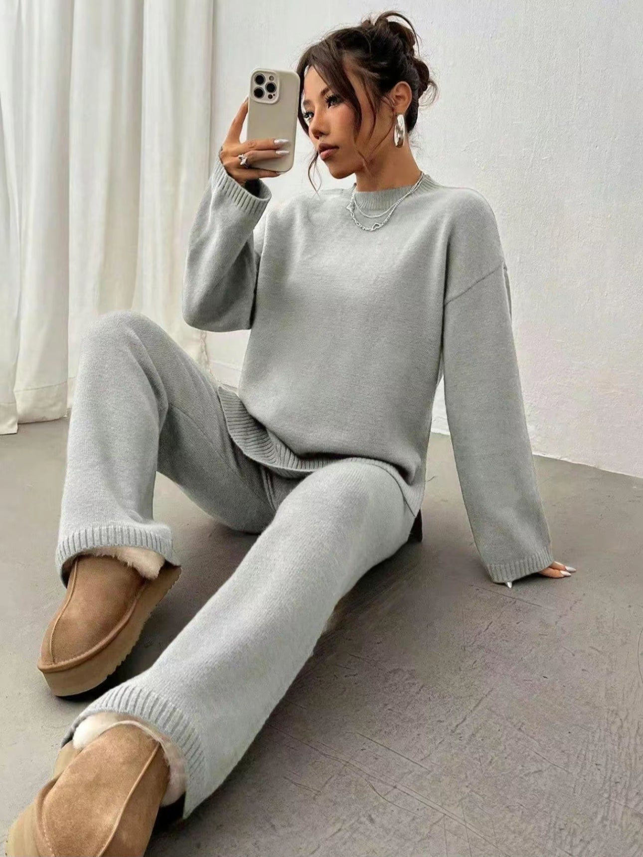 FLUXY KNITTED LOUNGE SET