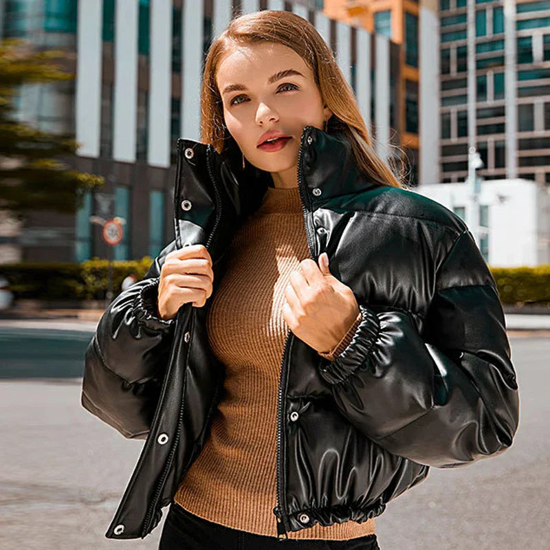 SIENNA Quilted Leather Jacket