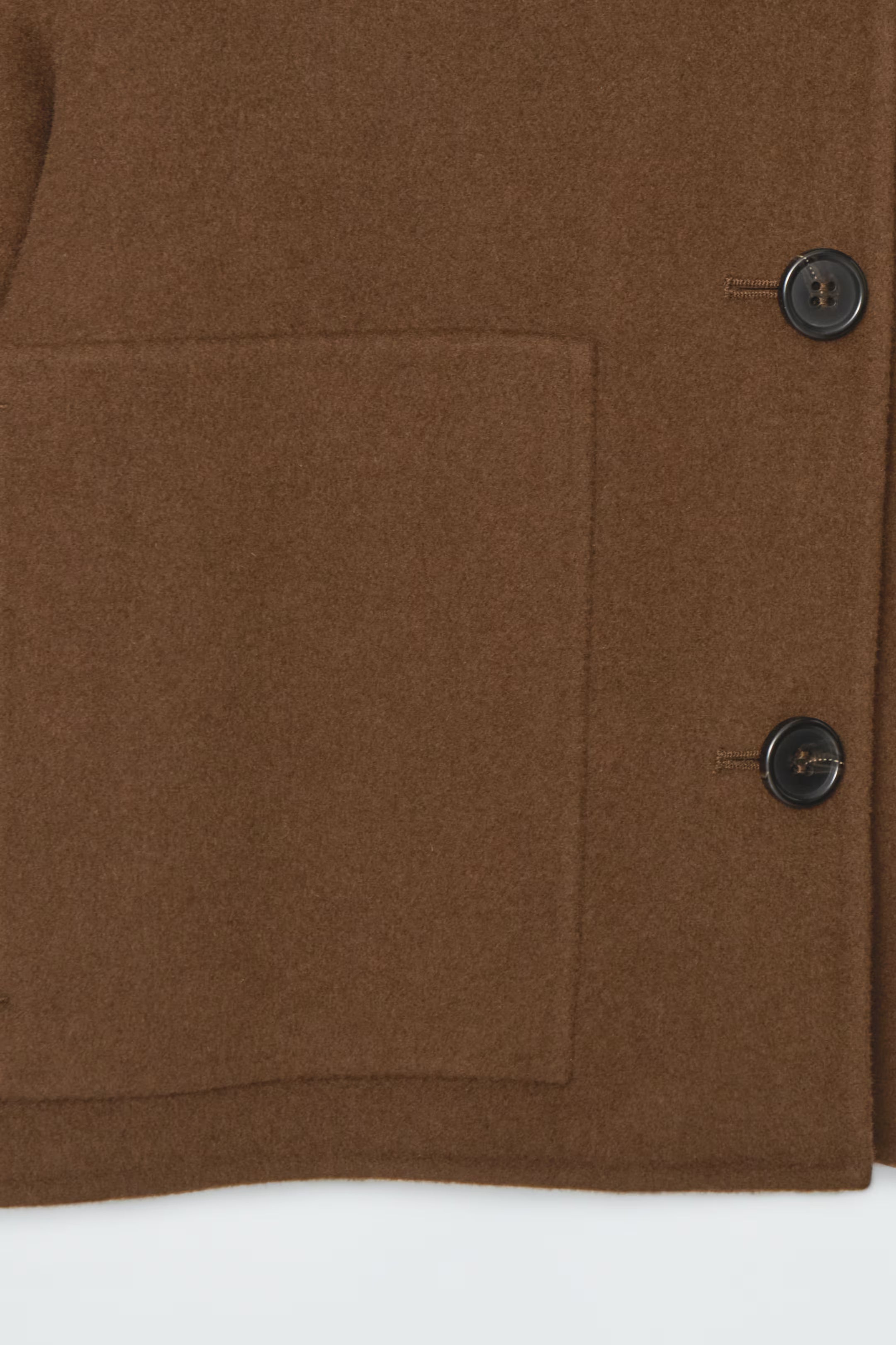 COS BOXY DOUBLE-FACED WOOL JACKET