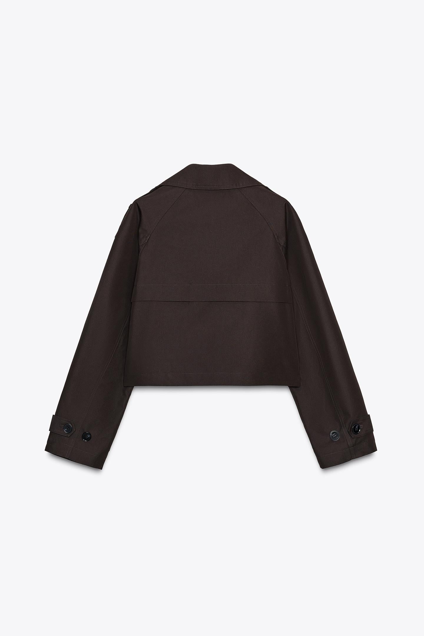 AUBURN SHORT TRENCH COAT