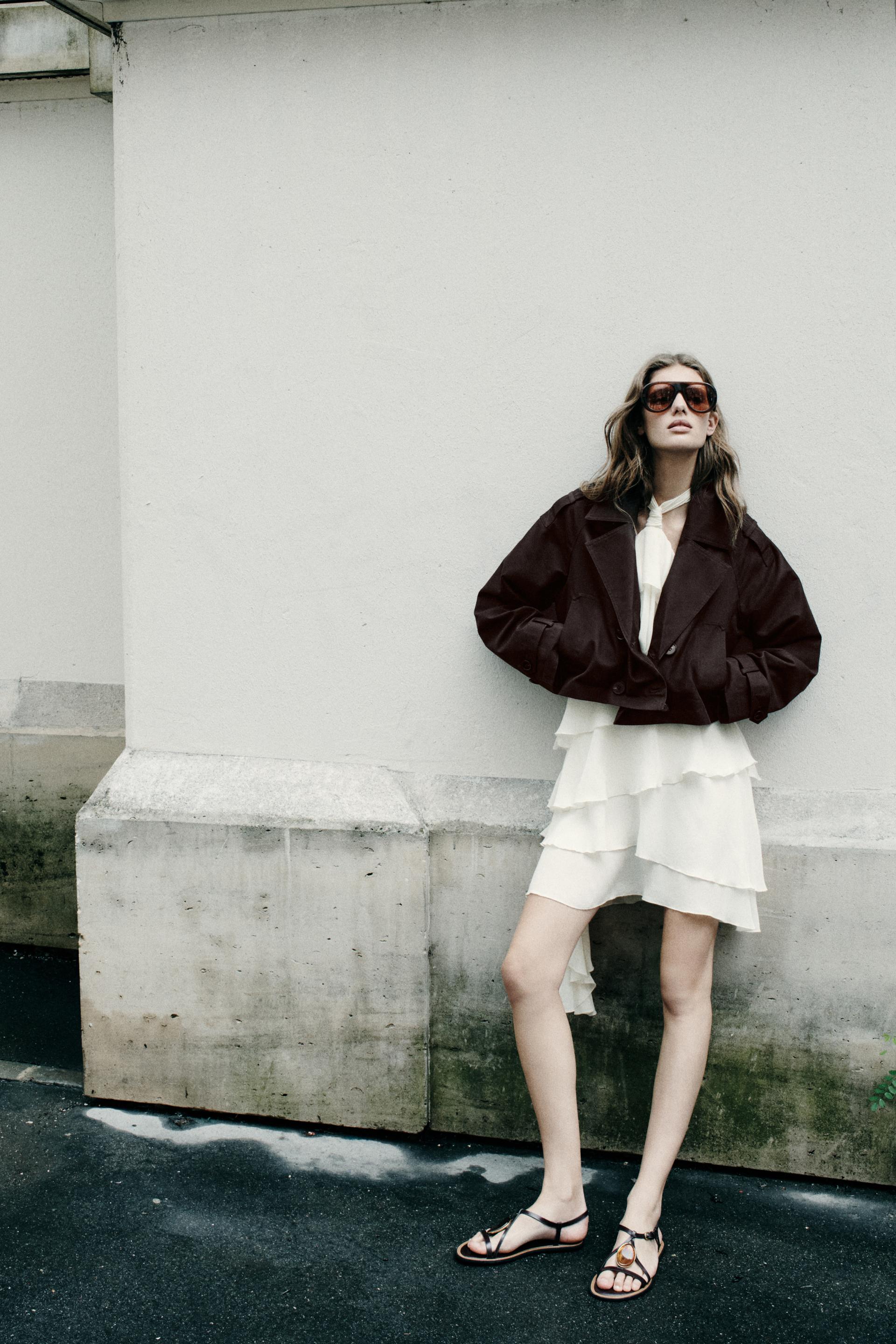 AUBURN SHORT TRENCH COAT