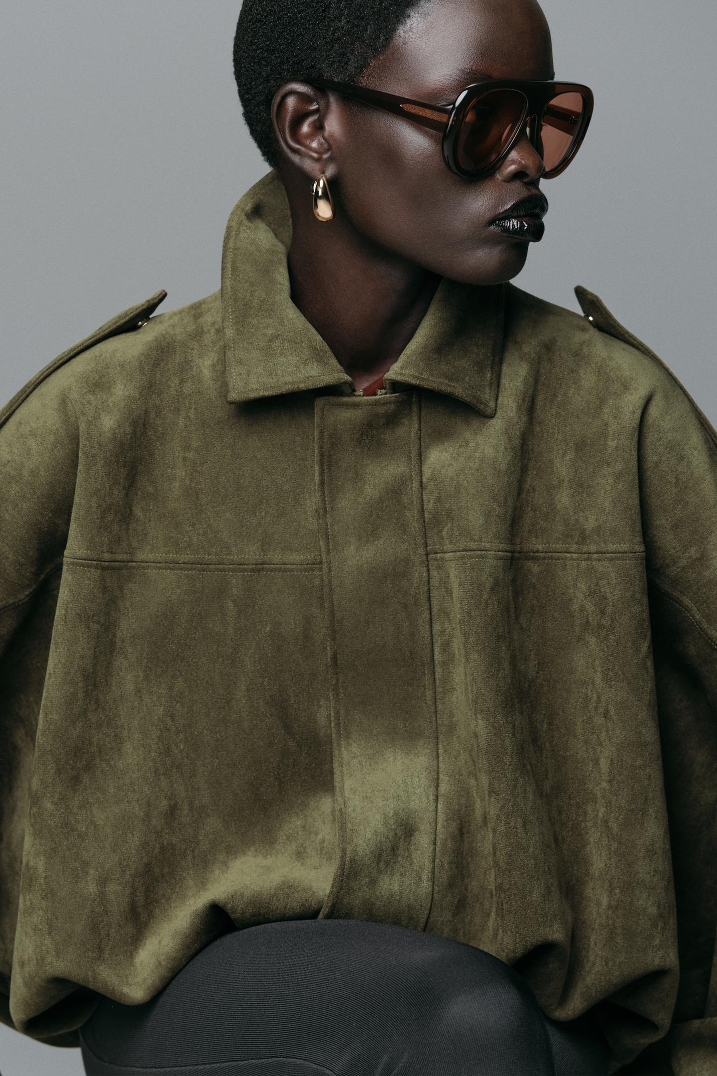 ELIXIR SUEDE EFFECT BOMBER JACKET
