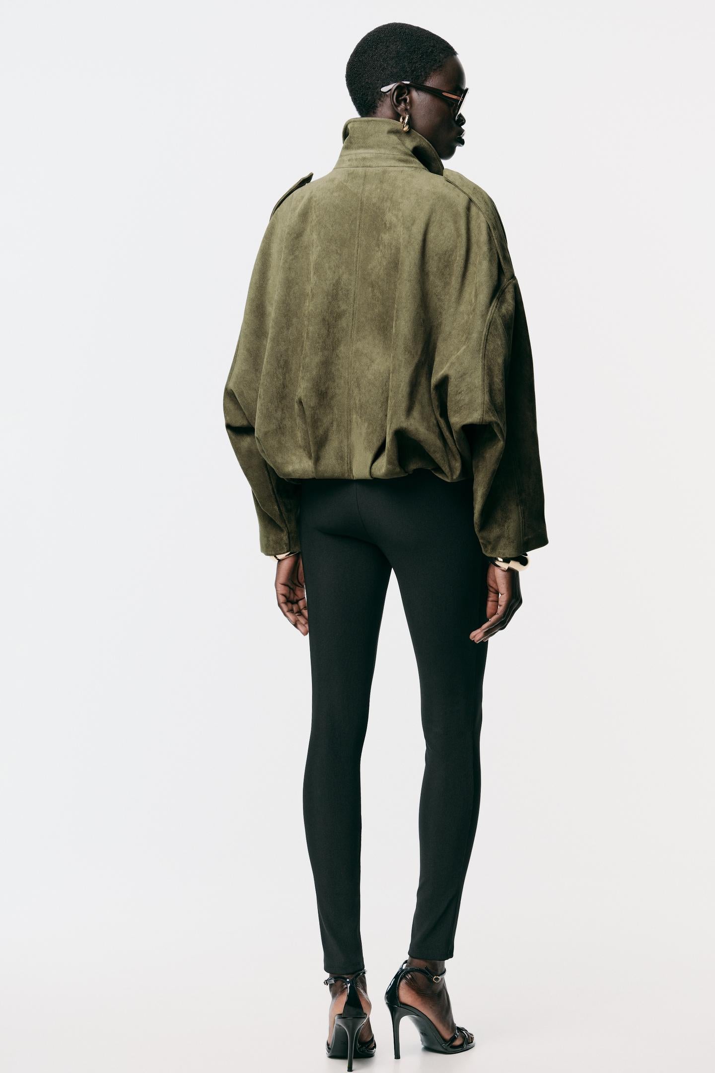 ELIXIR SUEDE EFFECT BOMBER JACKET