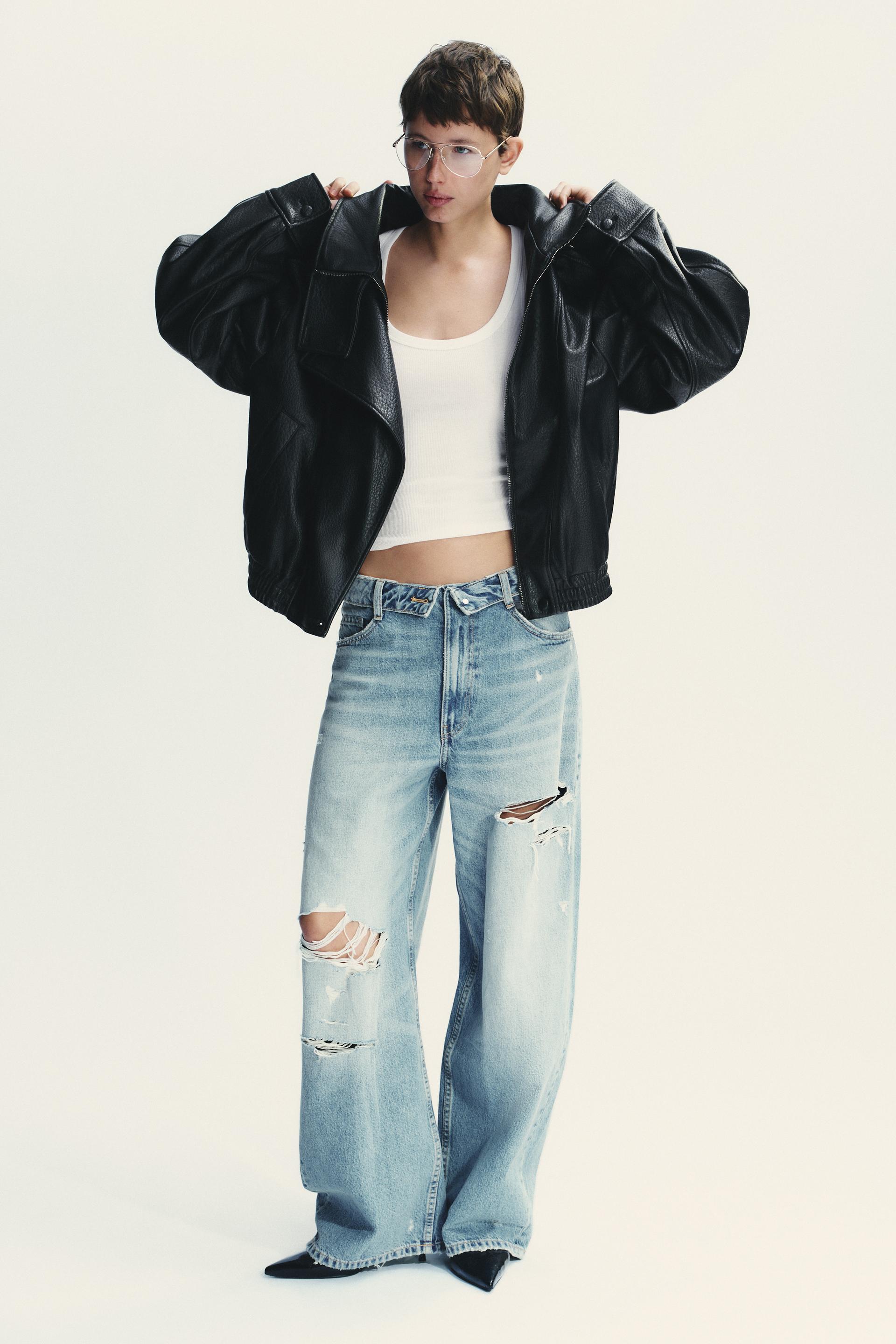 MEVA FAUX LEATHER JACKET