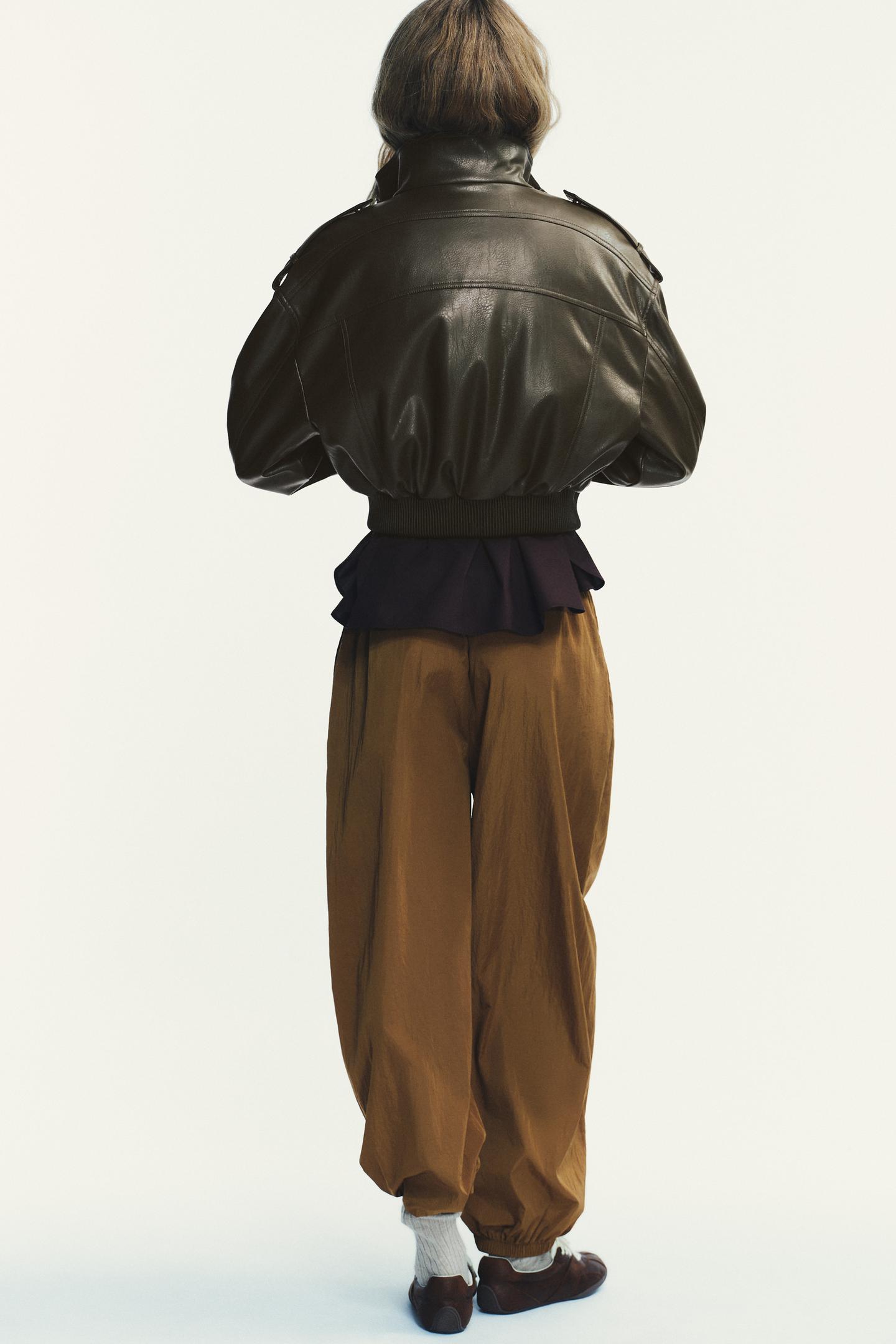 SILVIA FAUX LEATHER JACKET