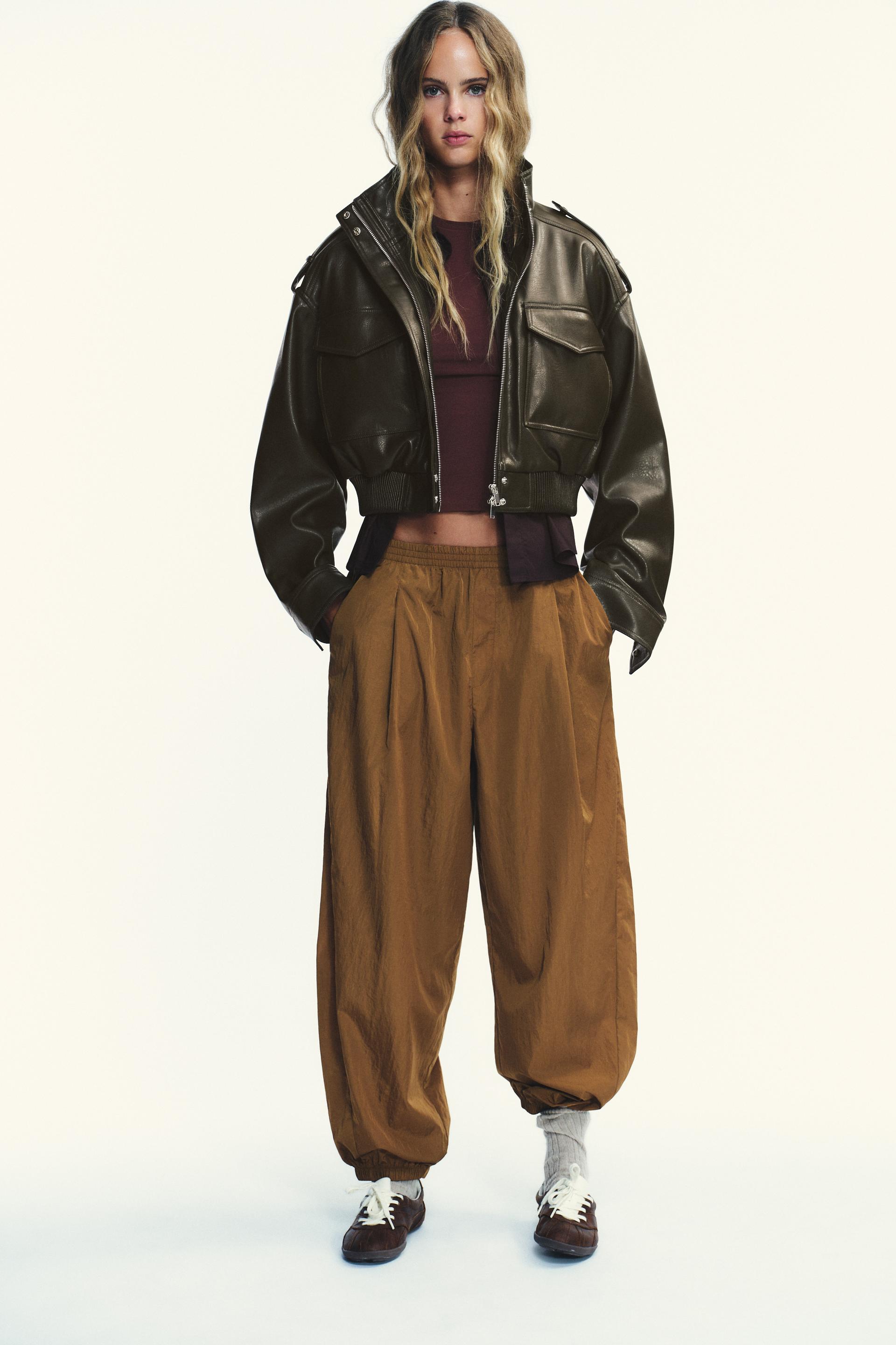 SILVIA FAUX LEATHER JACKET