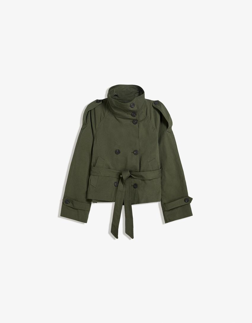 WREN SHORT TRENCH JACKET