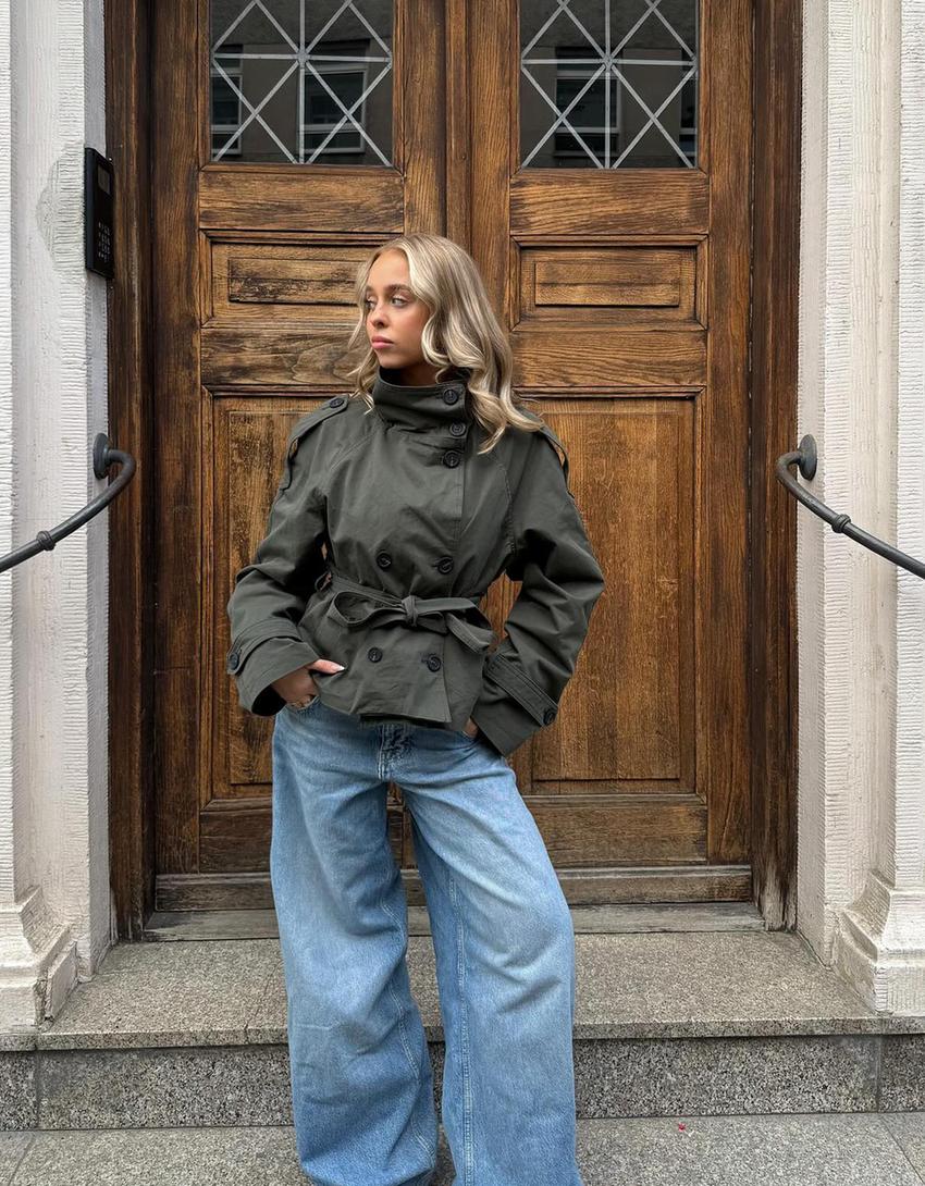WREN SHORT TRENCH JACKET