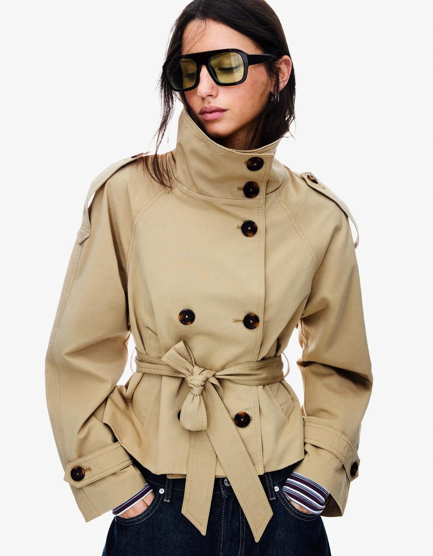 WREN SHORT TRENCH JACKET