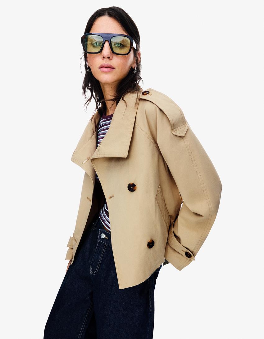 WREN SHORT TRENCH JACKET