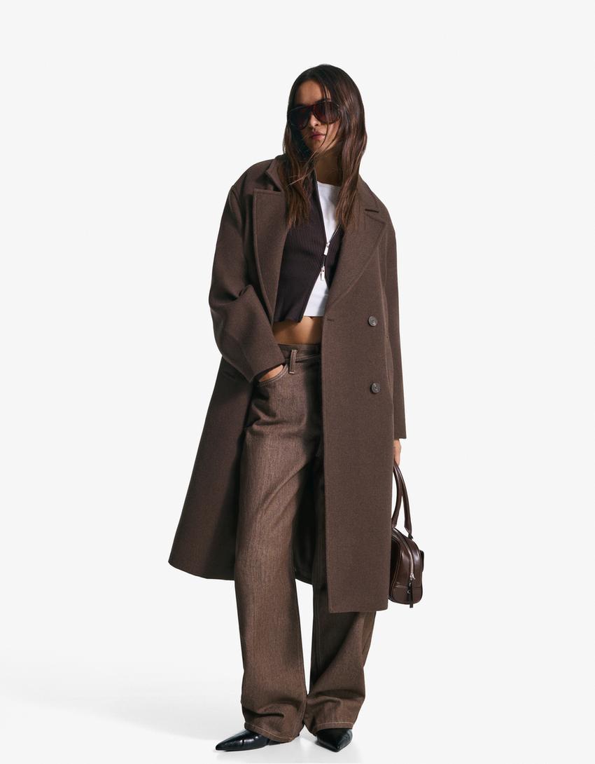ASHBY LONG DROP-SHOULDER COAT