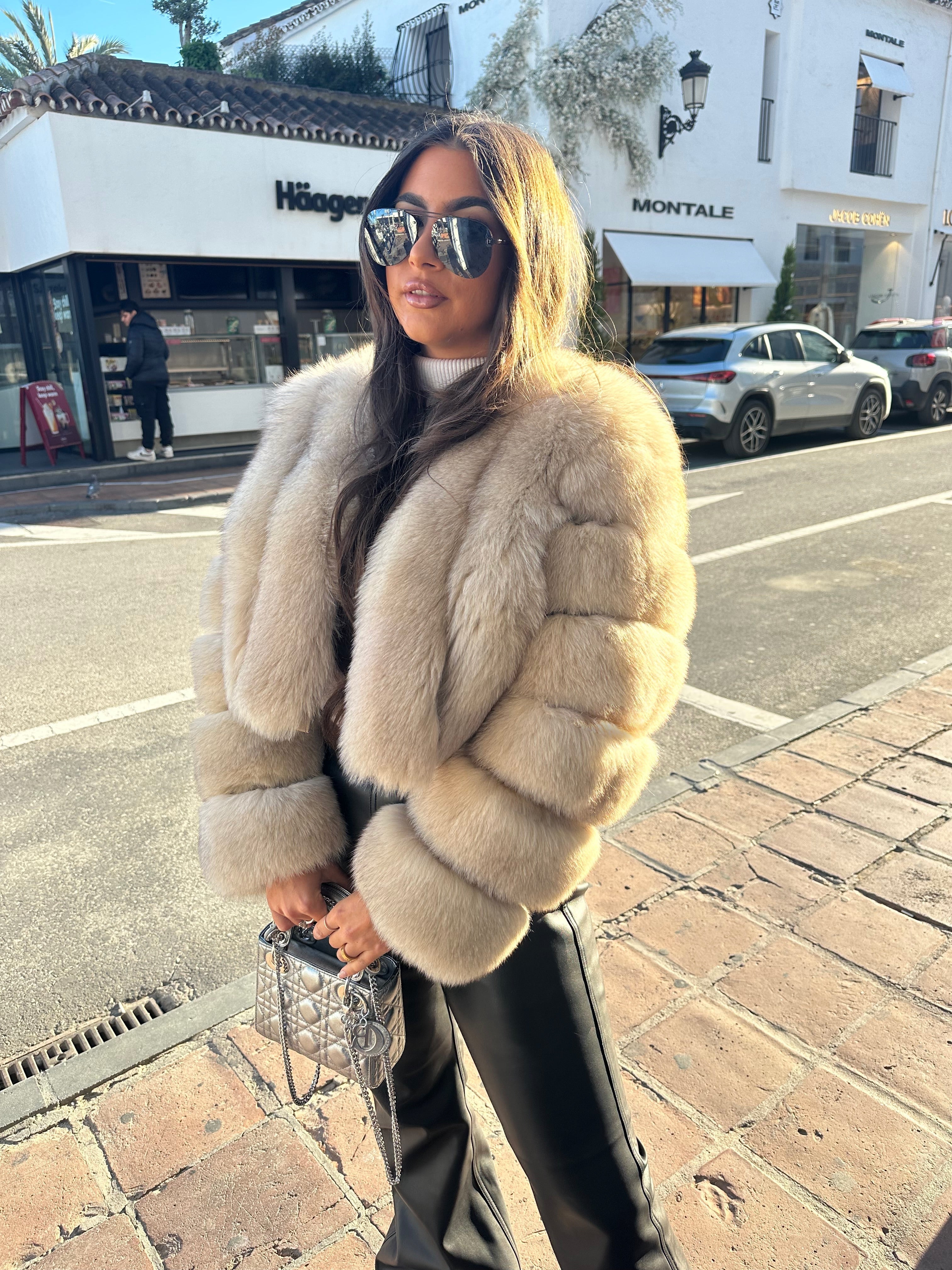 ELLERY FAUX FUR COAT