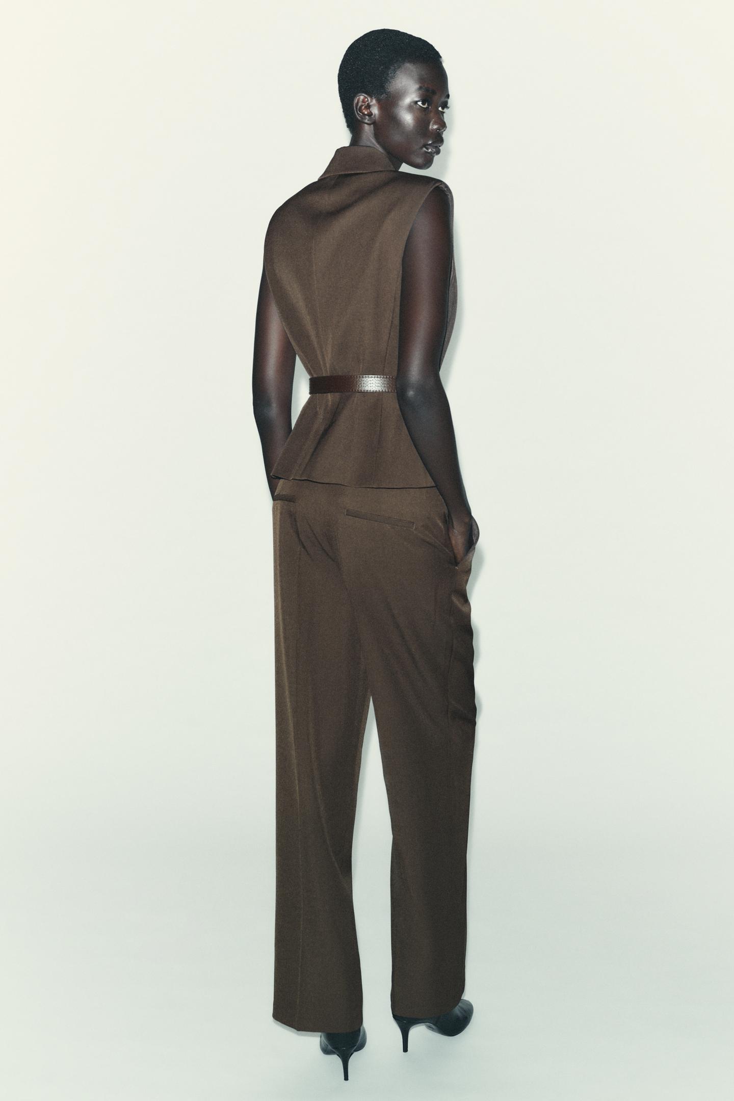 CILLA HIGH-WAIST STRAIGHT-LEG TROUSERS