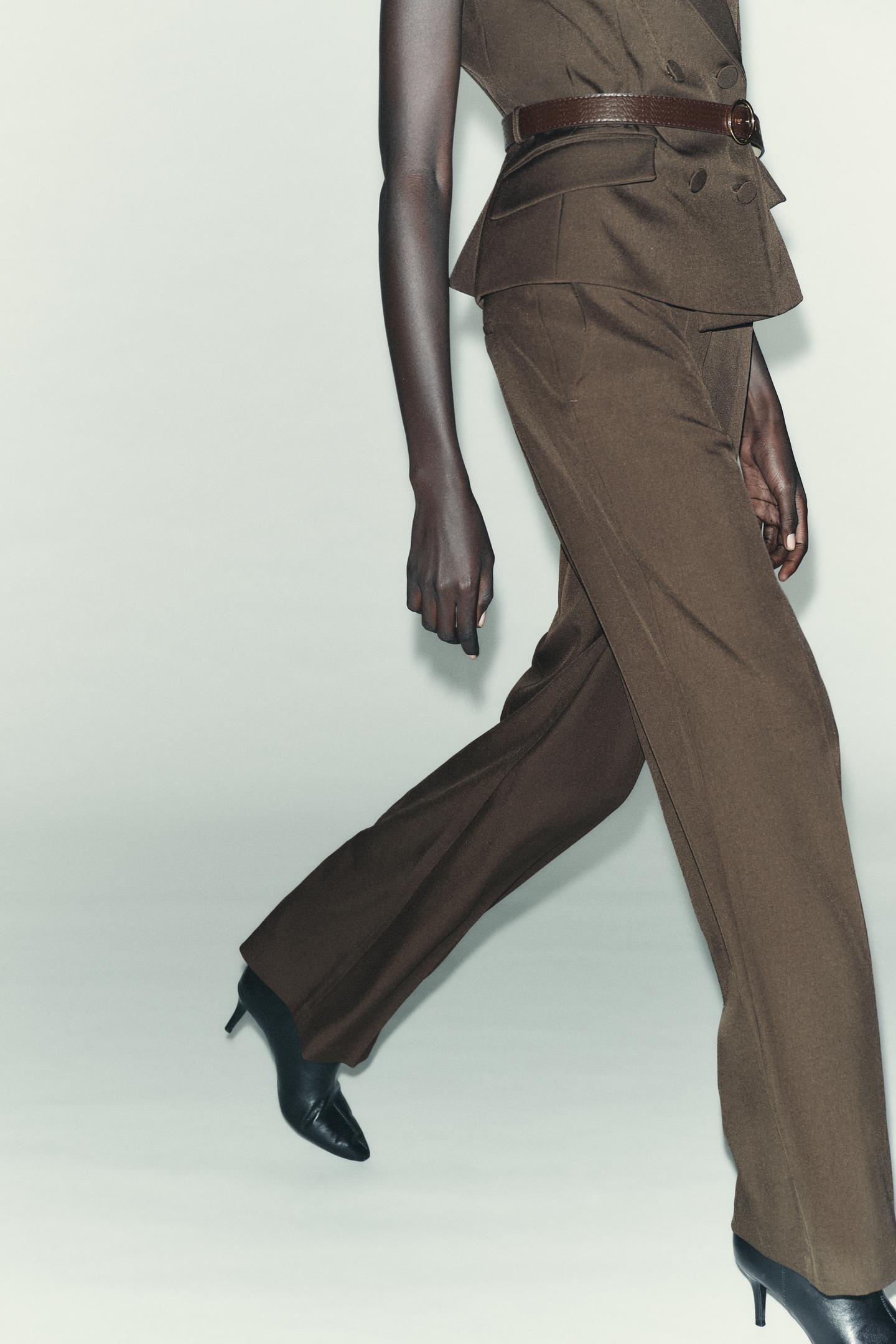 CILLA HIGH-WAIST STRAIGHT-LEG TROUSERS