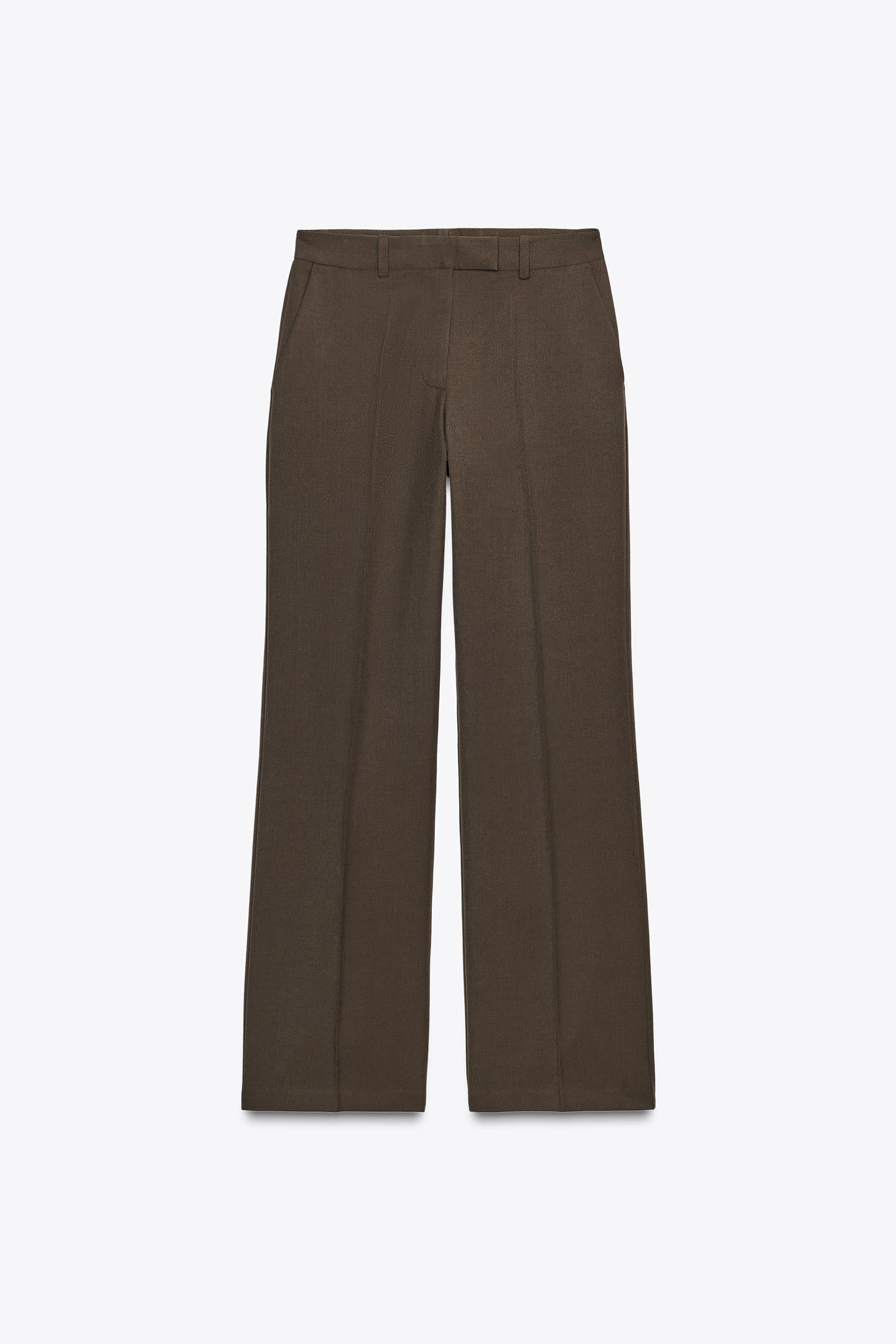 CILLA HIGH-WAIST STRAIGHT-LEG TROUSERS