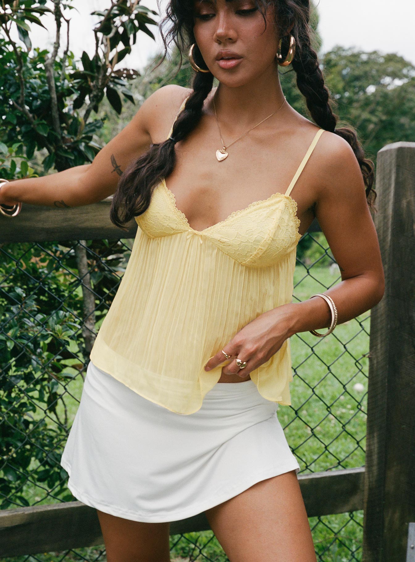 ZAMI PLEAT TOP