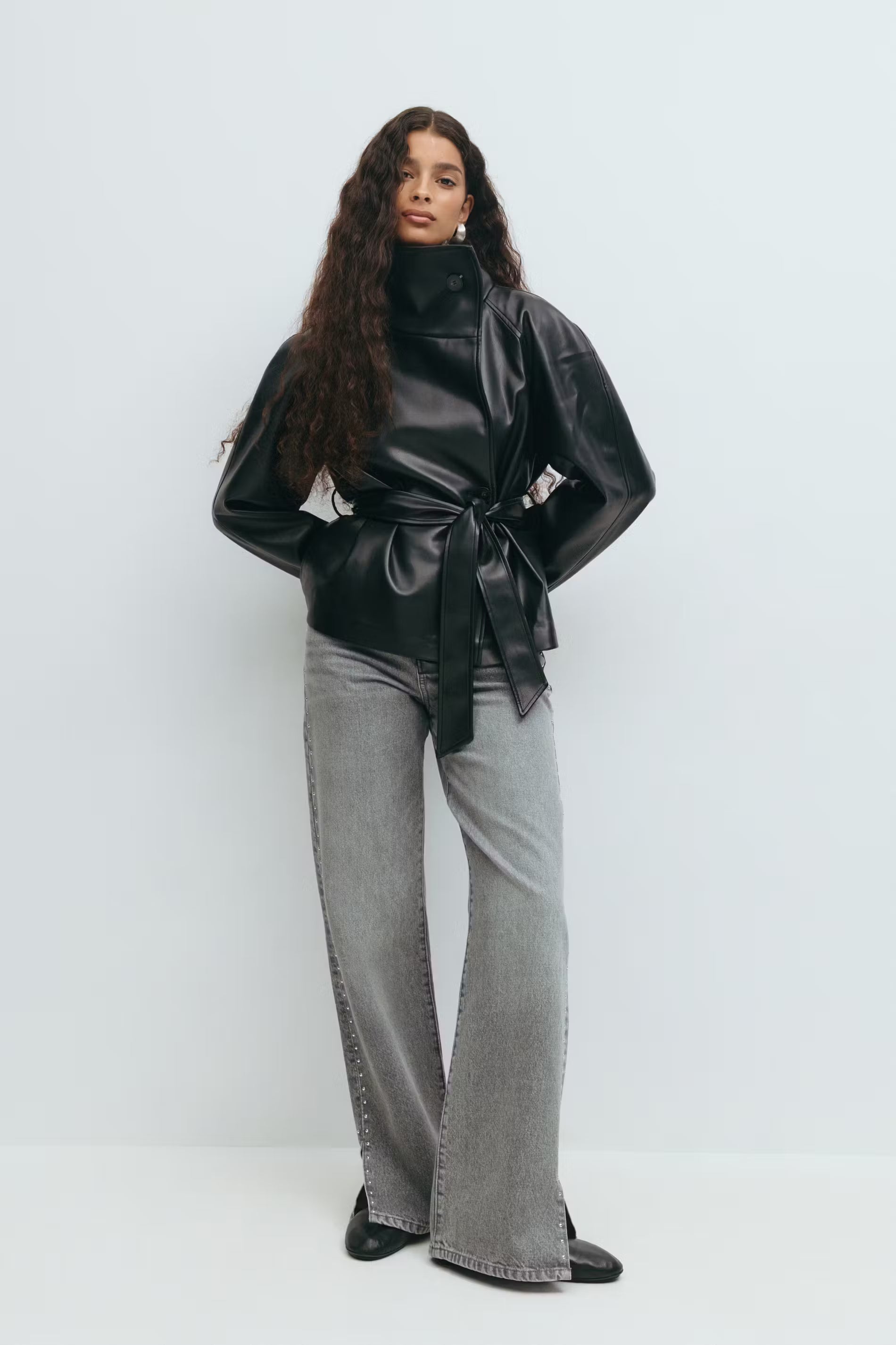 LYSETTE SHORT BELTED JACKET
