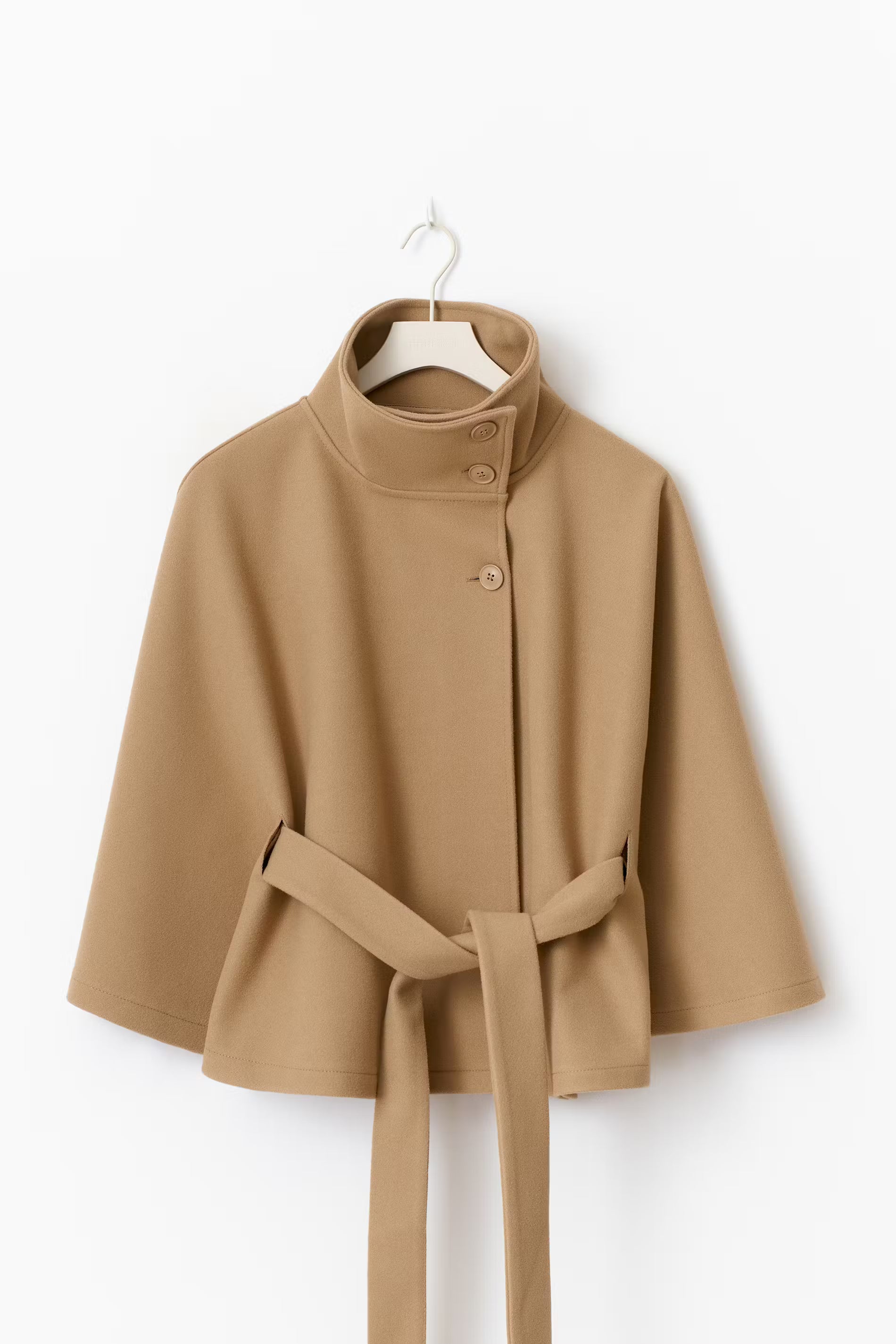 MARI BELT CAPE JACKET