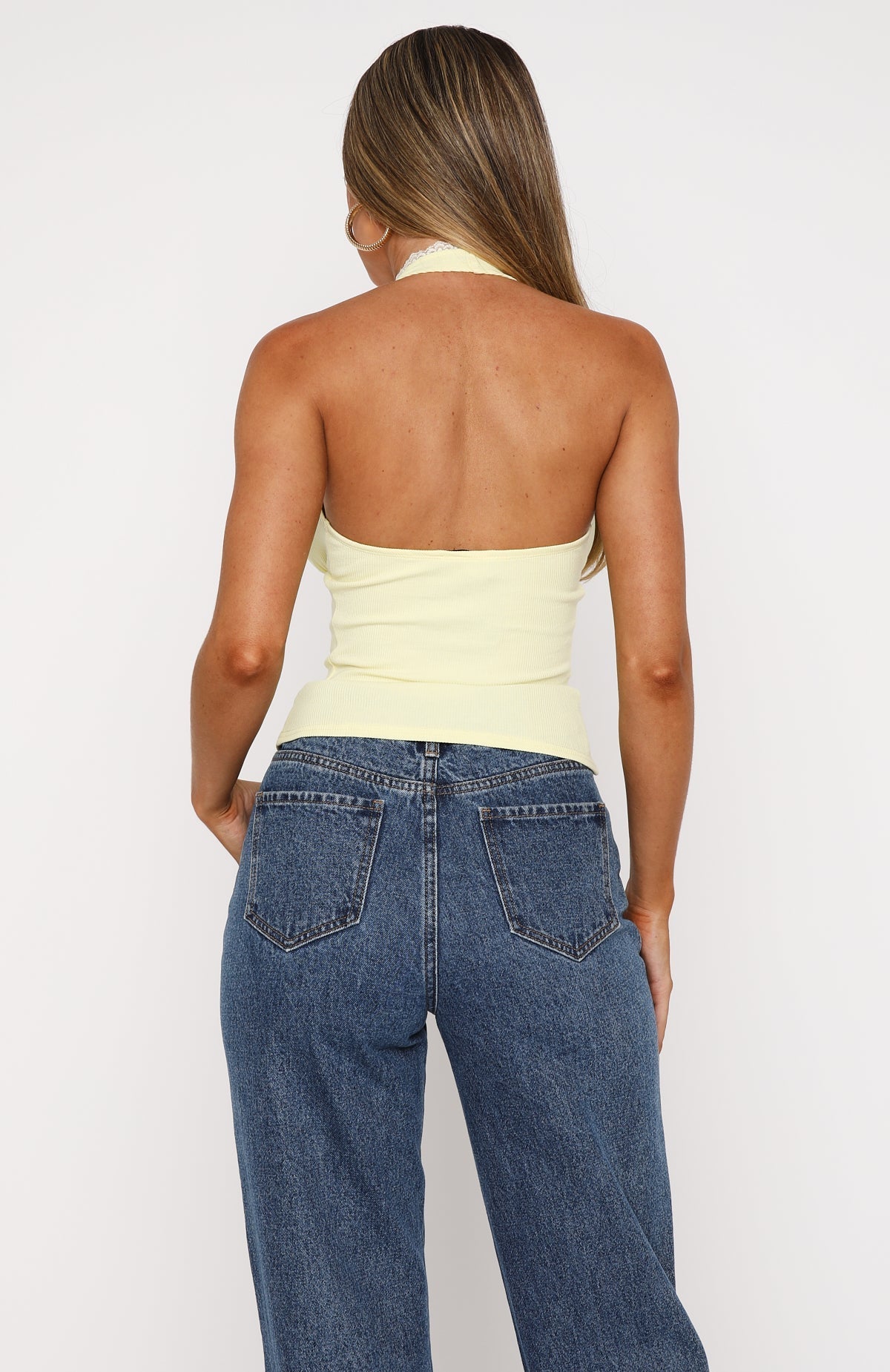 LIES HALTER TOP
