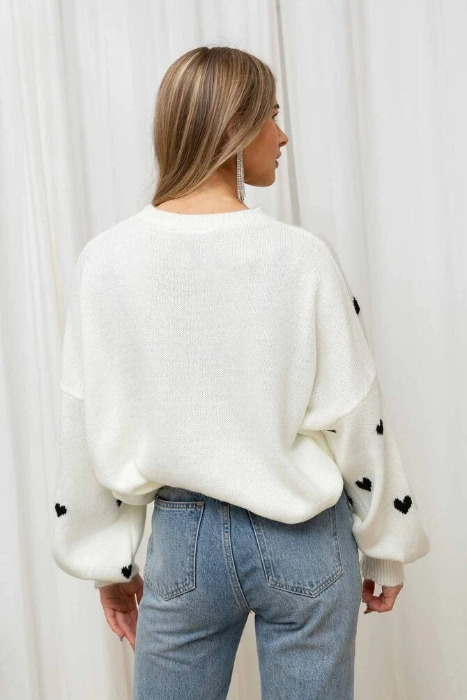NOVA HEARTS JUMPER