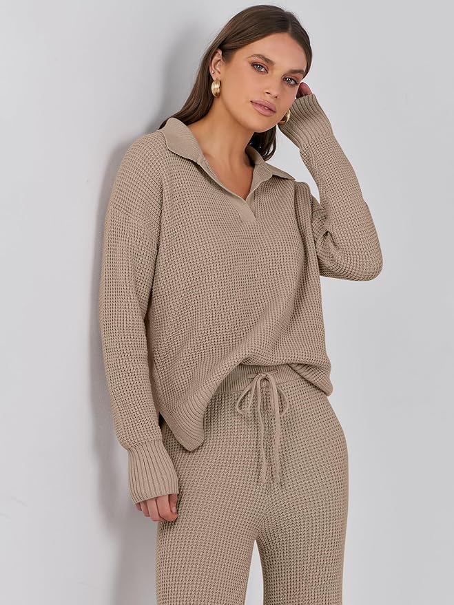 ANRABESS KNIT LOUNGE SET