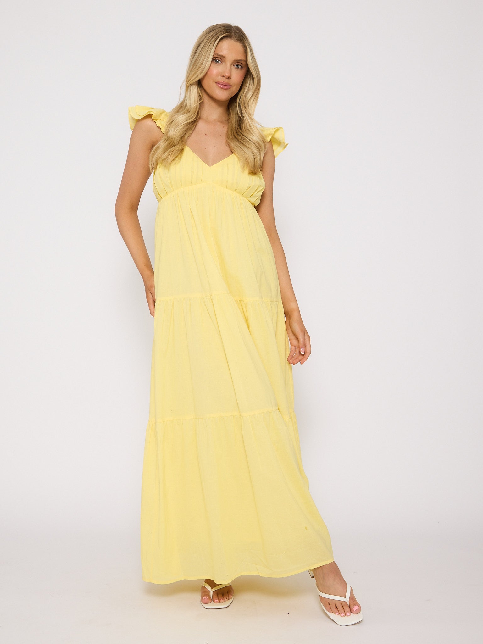 FRILL MAXI DRESS