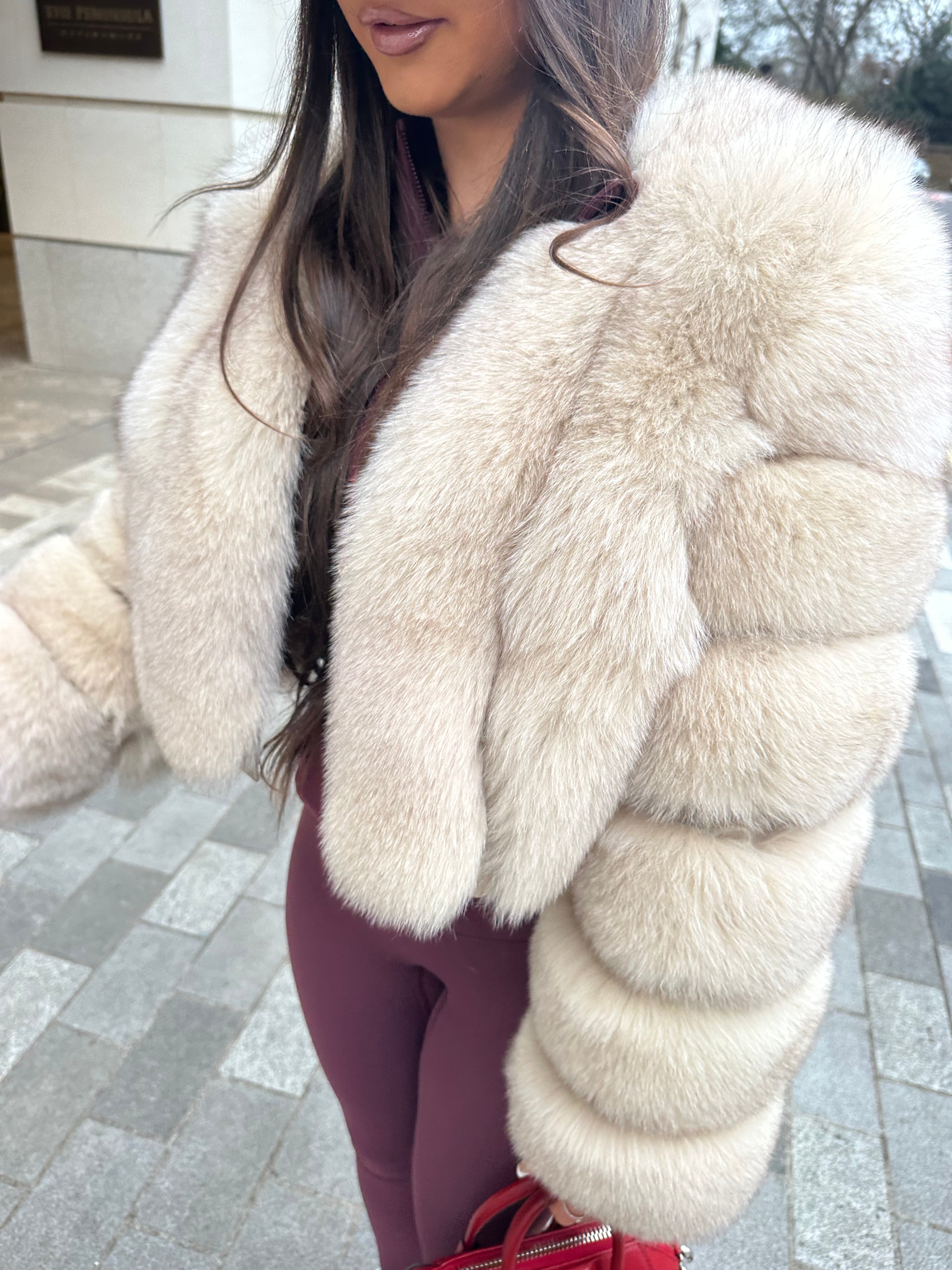 ELLERY FAUX FUR COAT