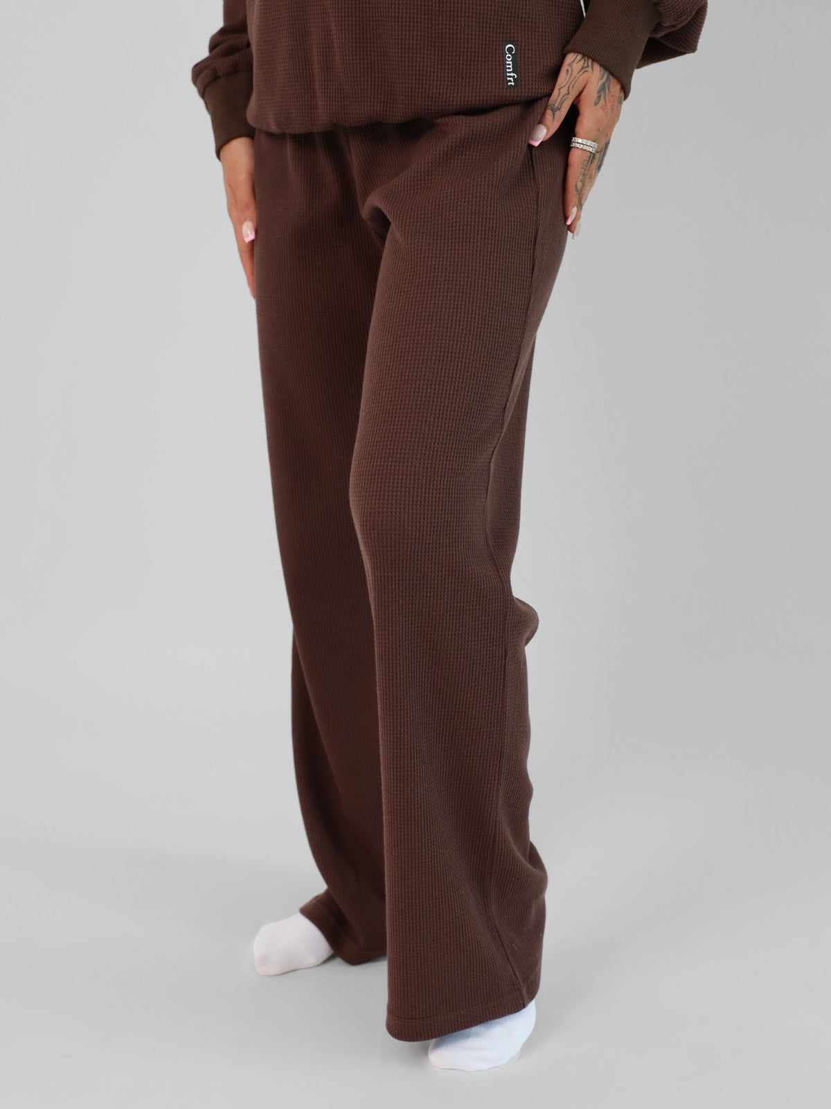 COMFRTA WAFLLE KNIT SET