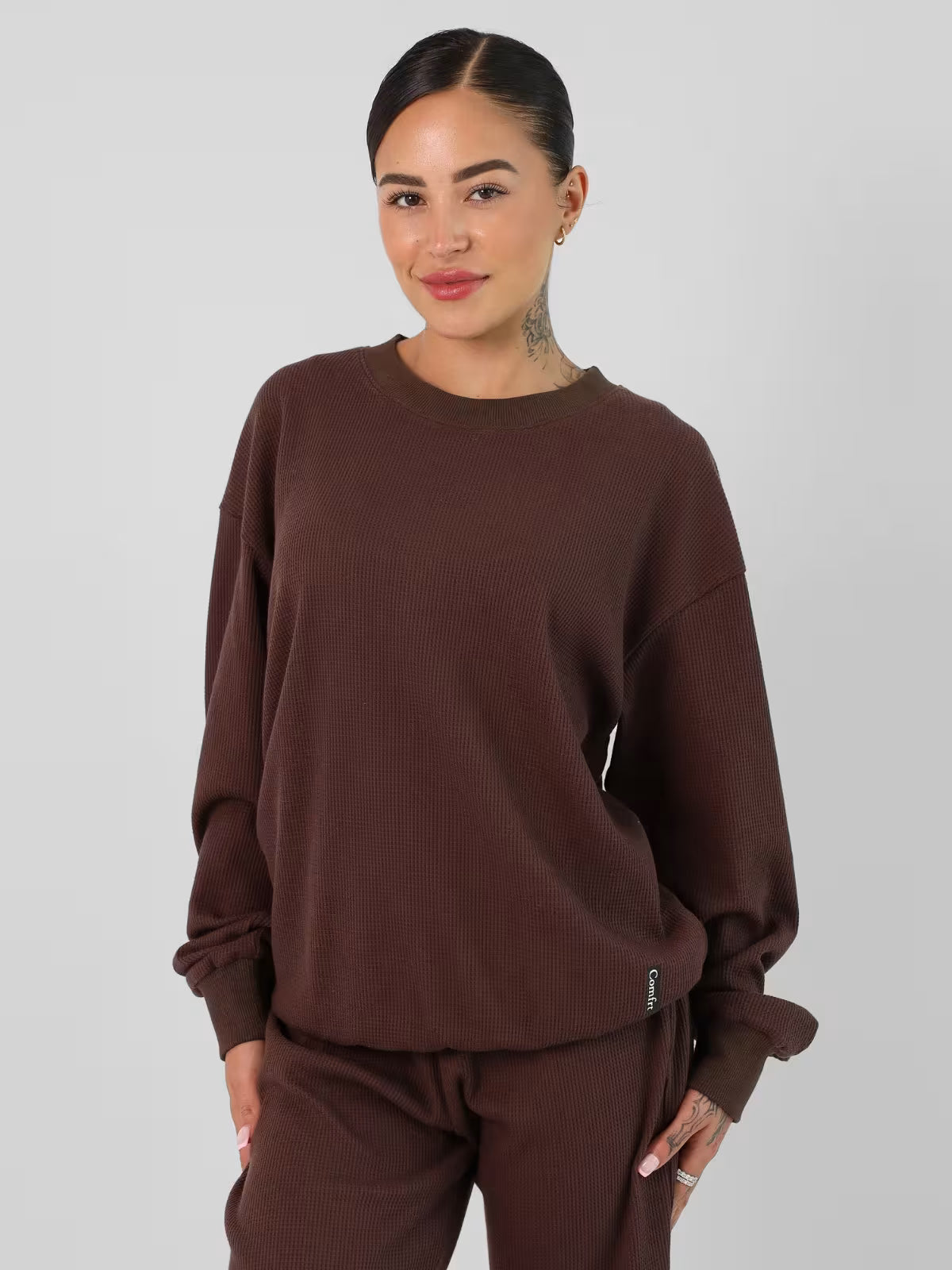 COMFRTA WAFLLE KNIT SET
