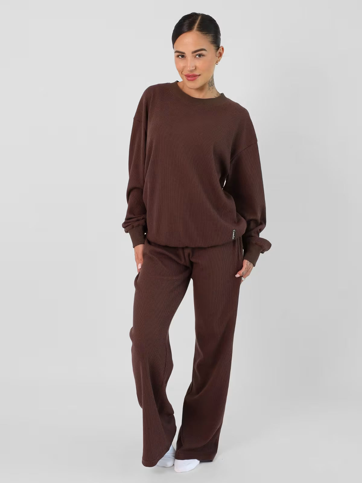 COMFRTA WAFLLE KNIT SET