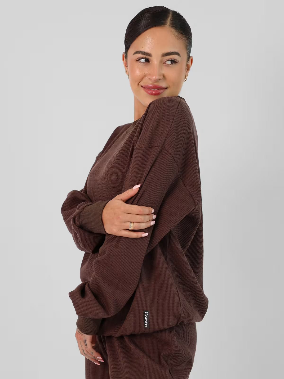 COMFRTA WAFLLE KNIT SET
