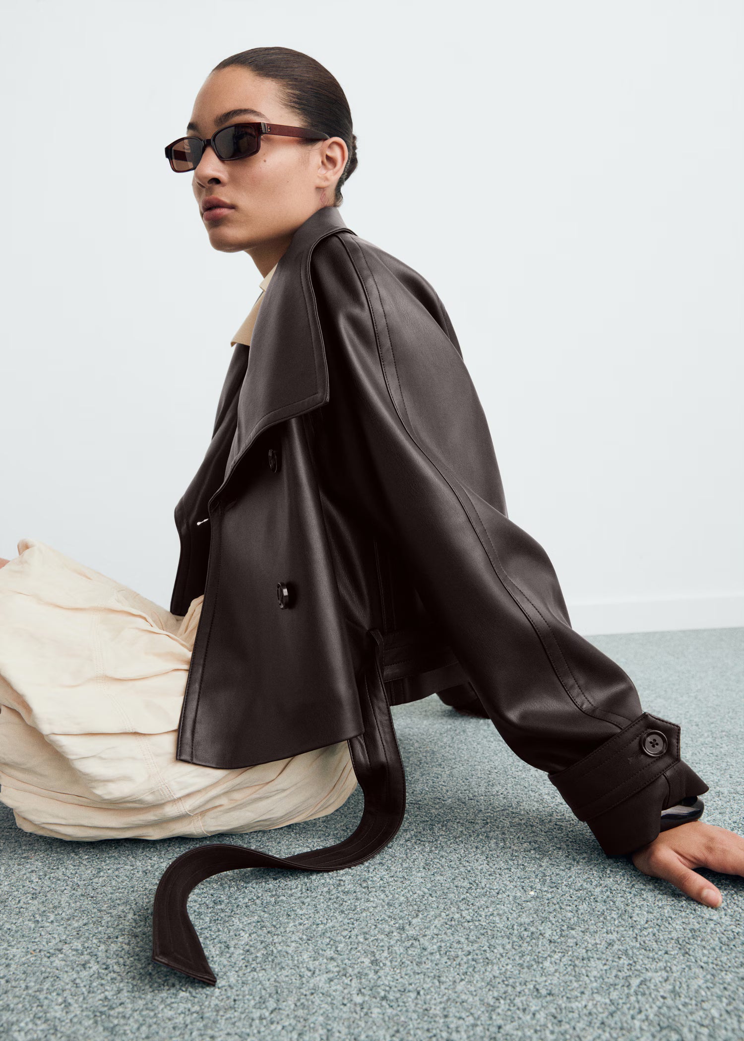 ADIRA FAUX LEATHER JACKET