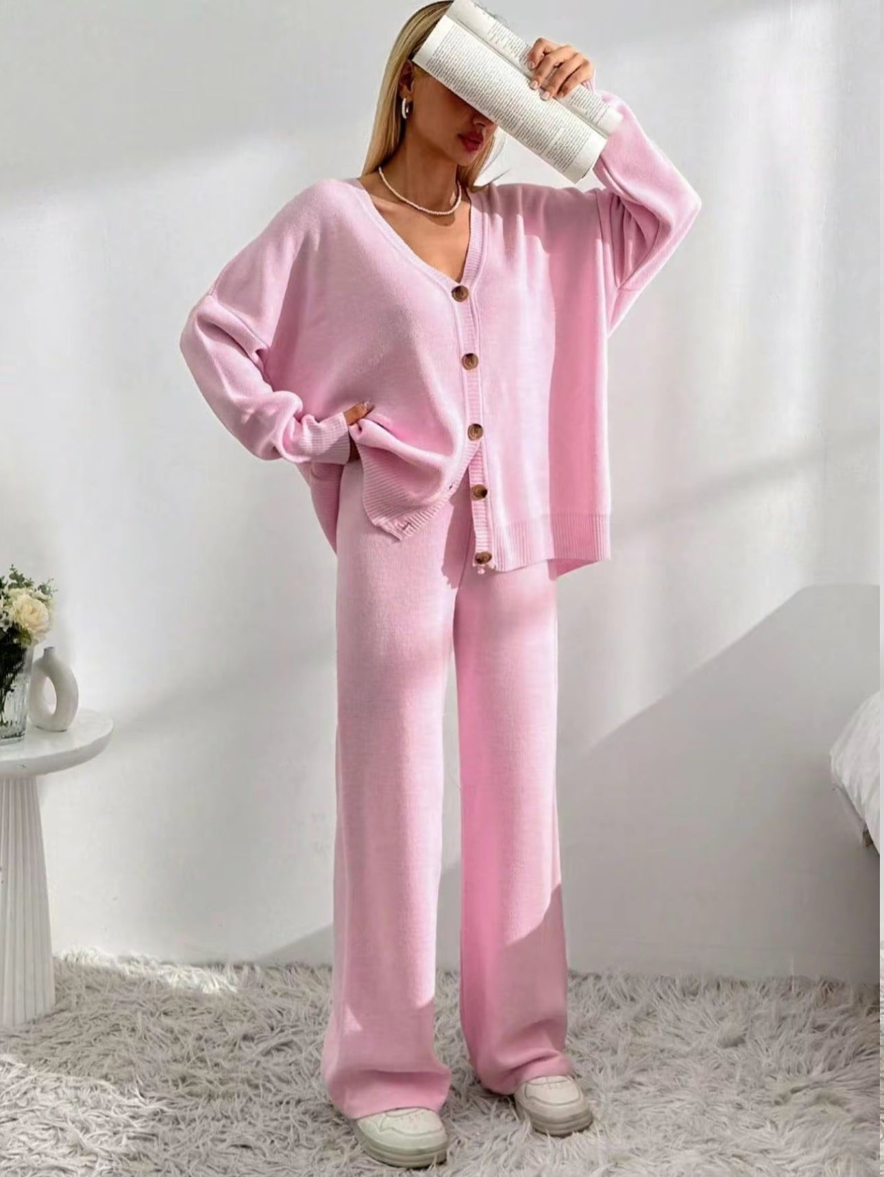 EIRA CARDIGAN LOUNGE SET