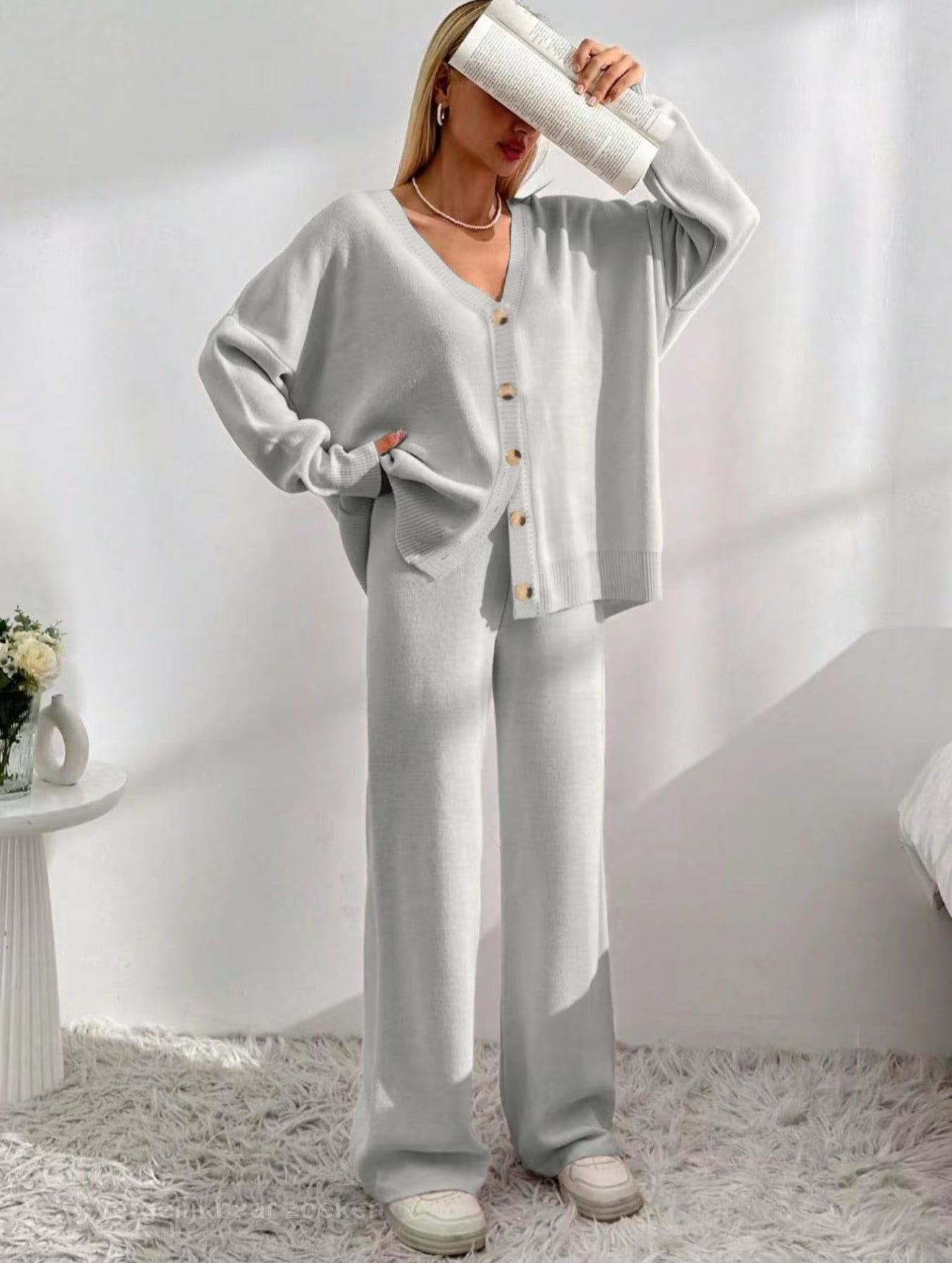 EIRA CARDIGAN LOUNGE SET