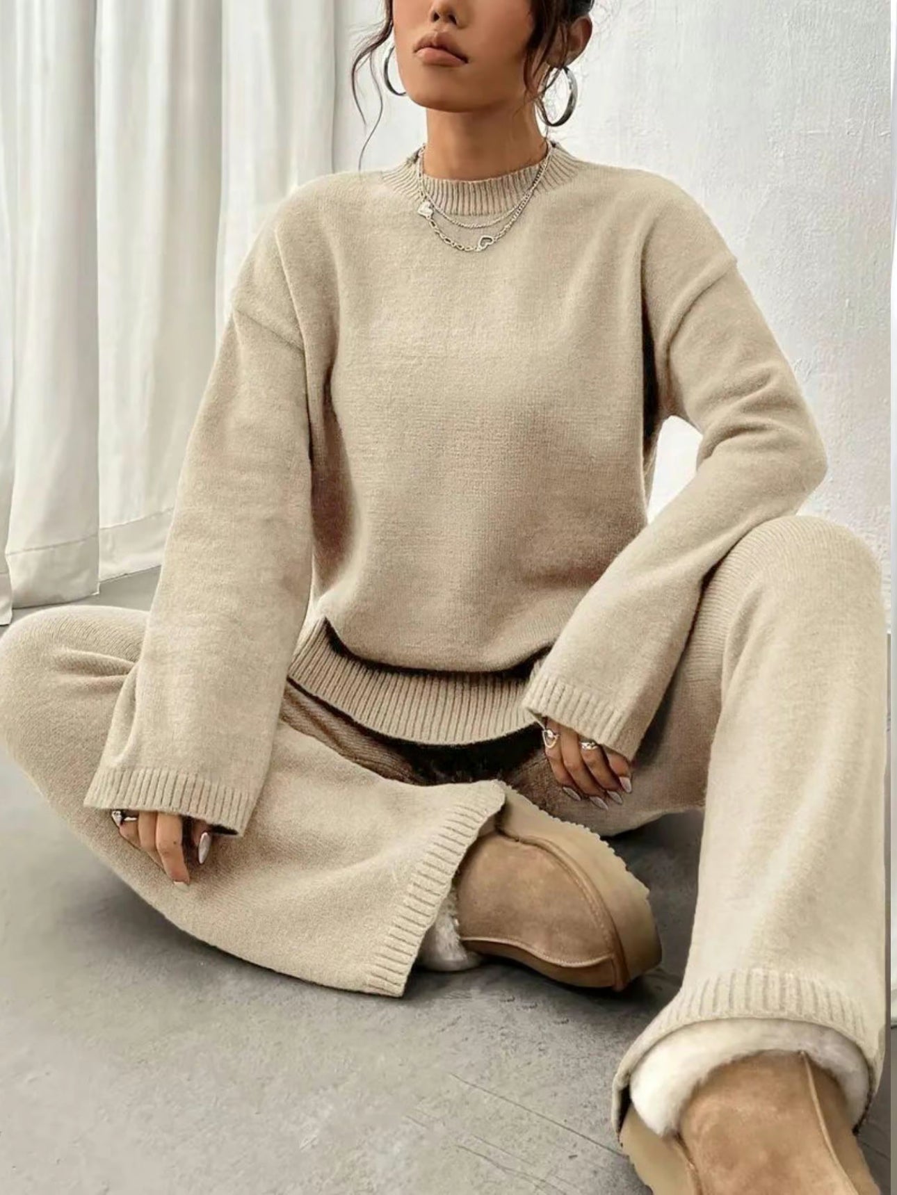 FLUXY KNITTED LOUNGE SET