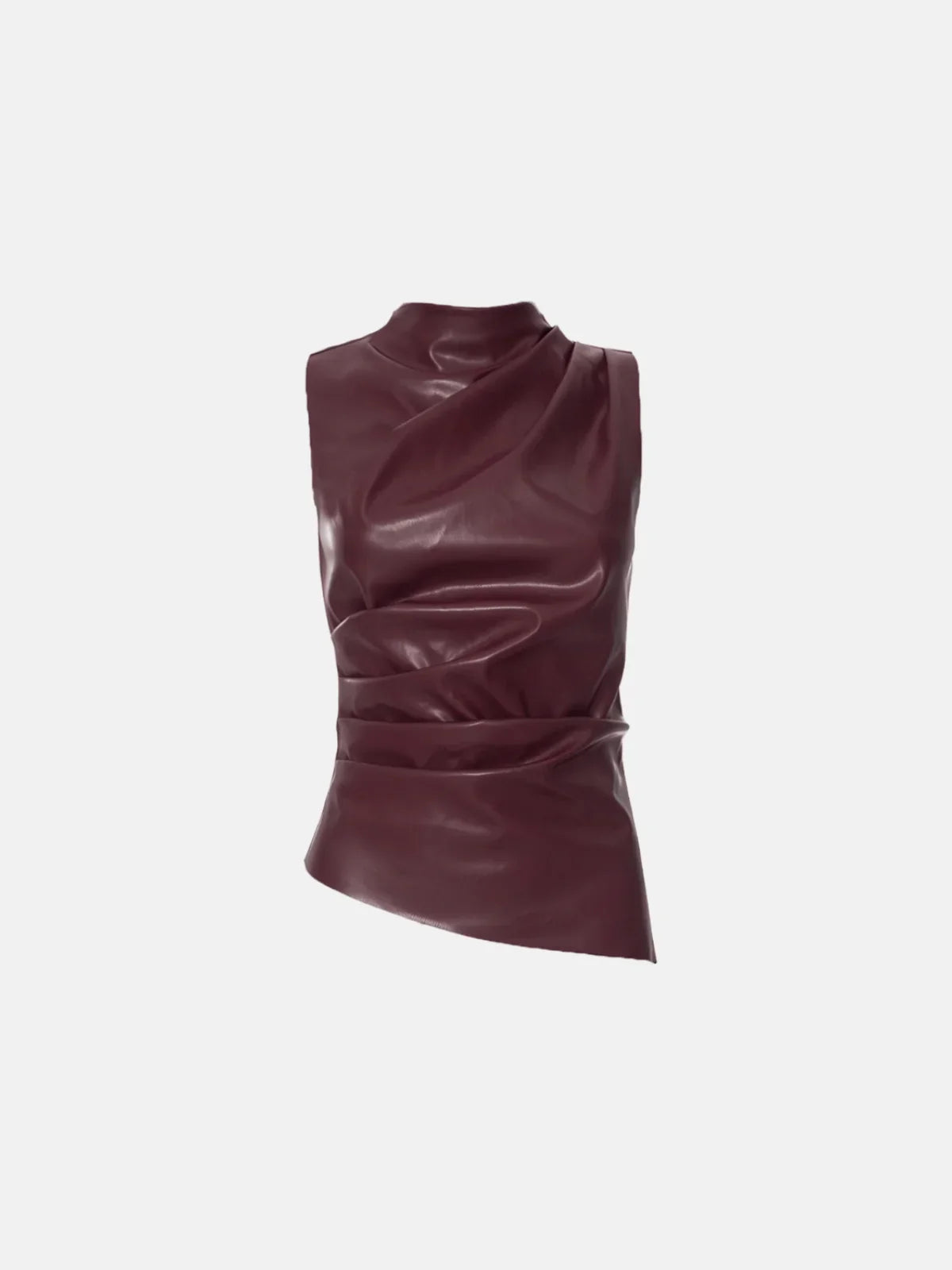 SERENA VEGAN LEATHER TOP