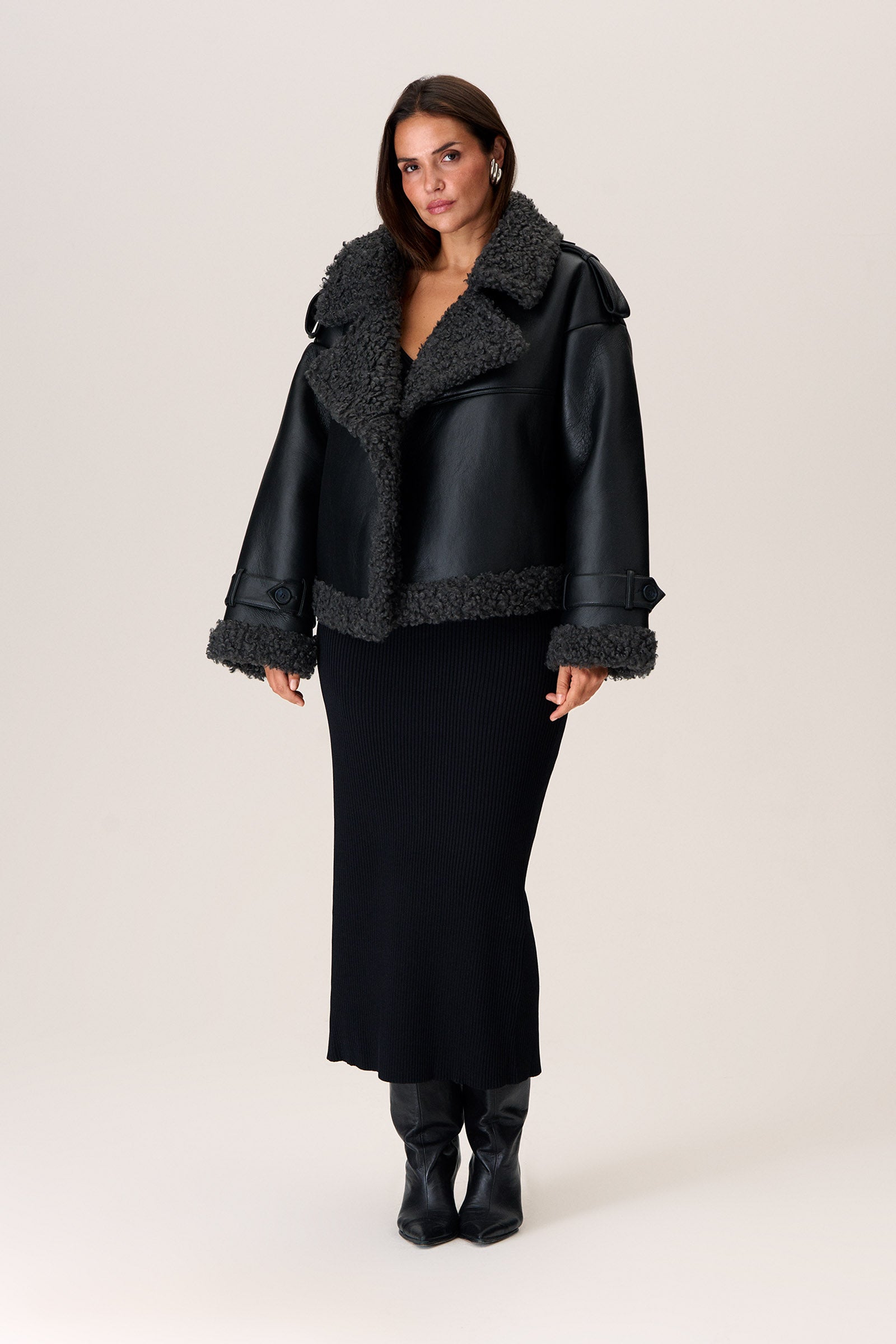 NEILE CROPPED TRENCH COAT