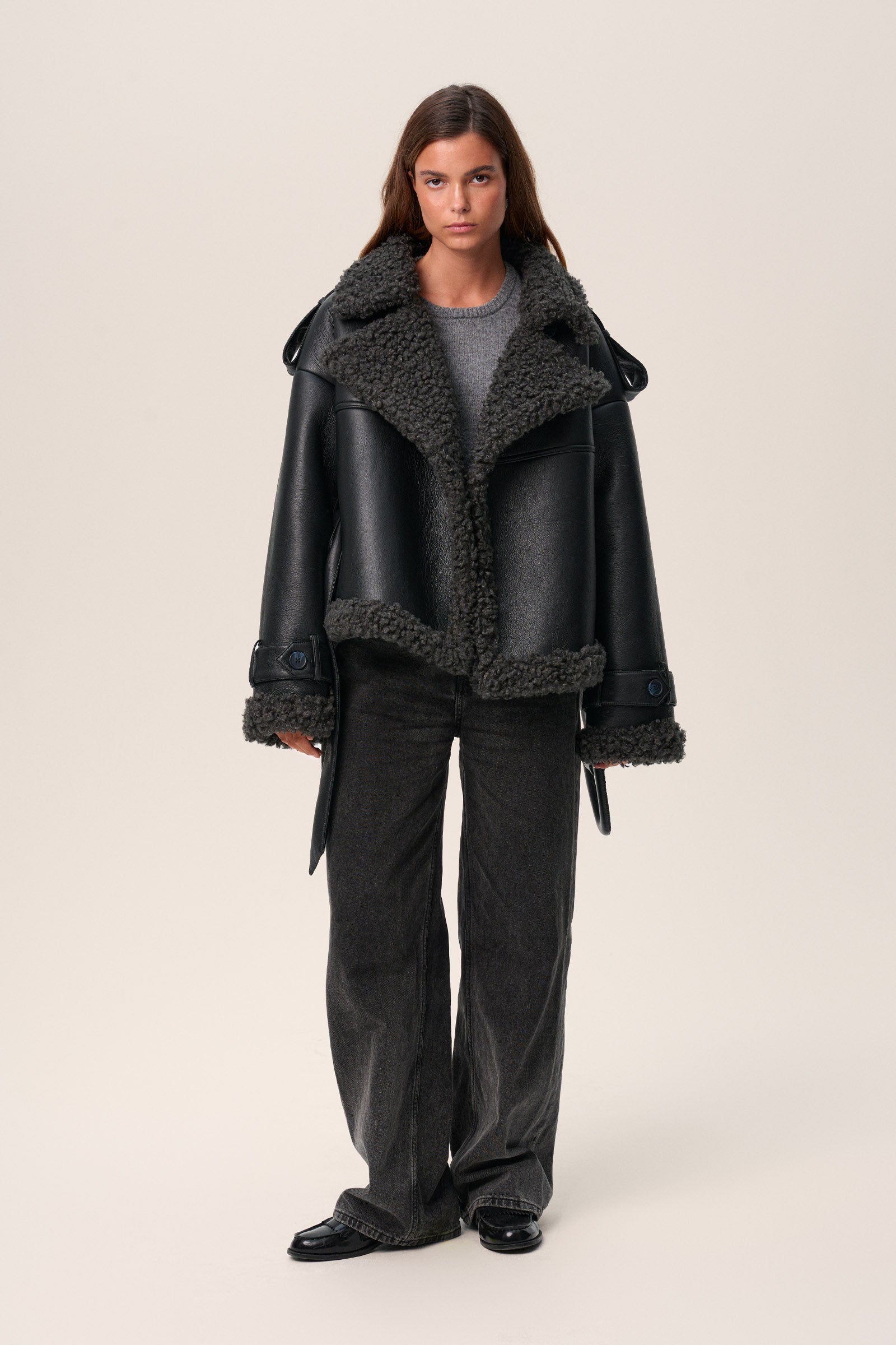 NEILE CROPPED TRENCH COAT