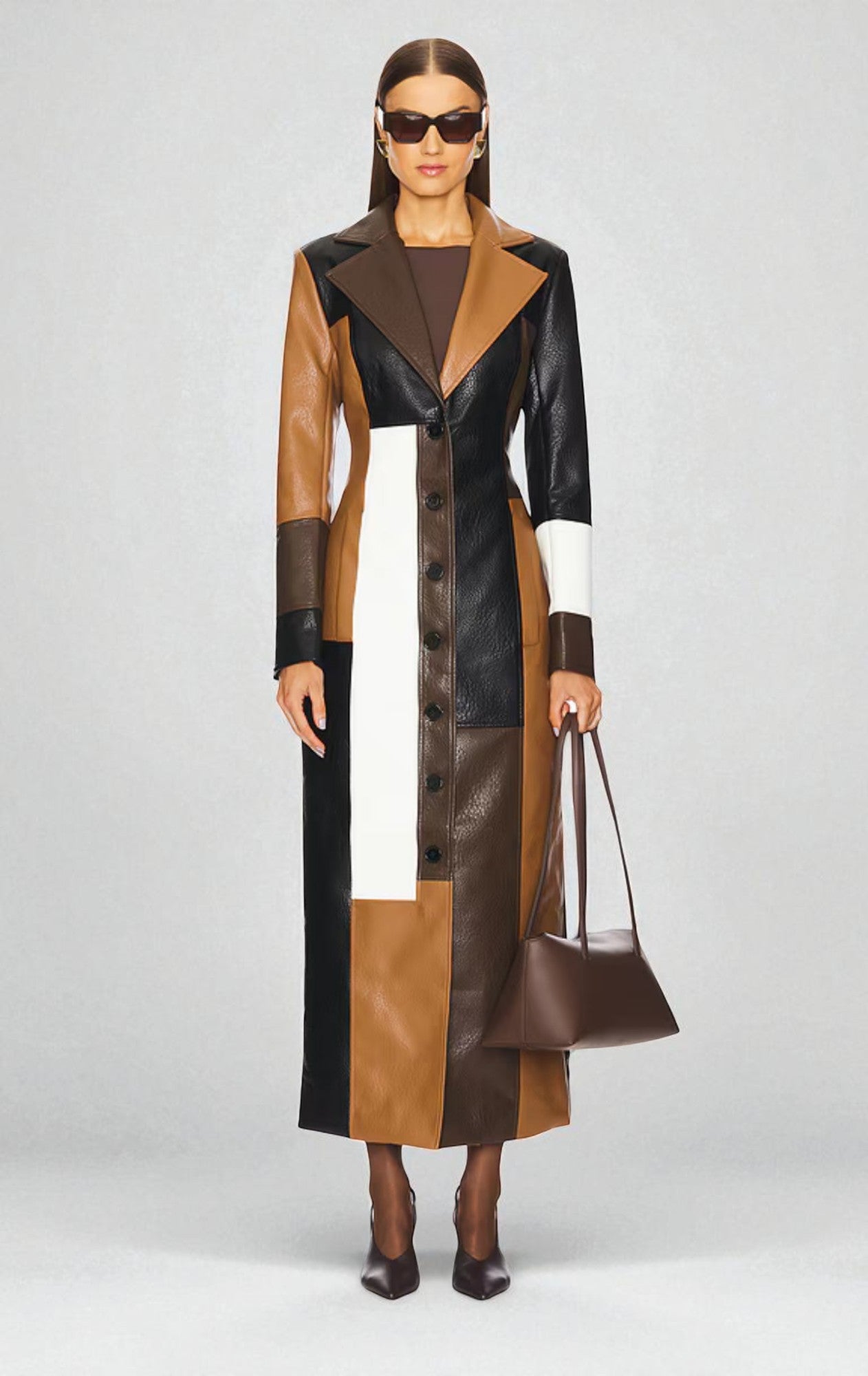 ROSALINE MOSAIC LEATHER JACKET