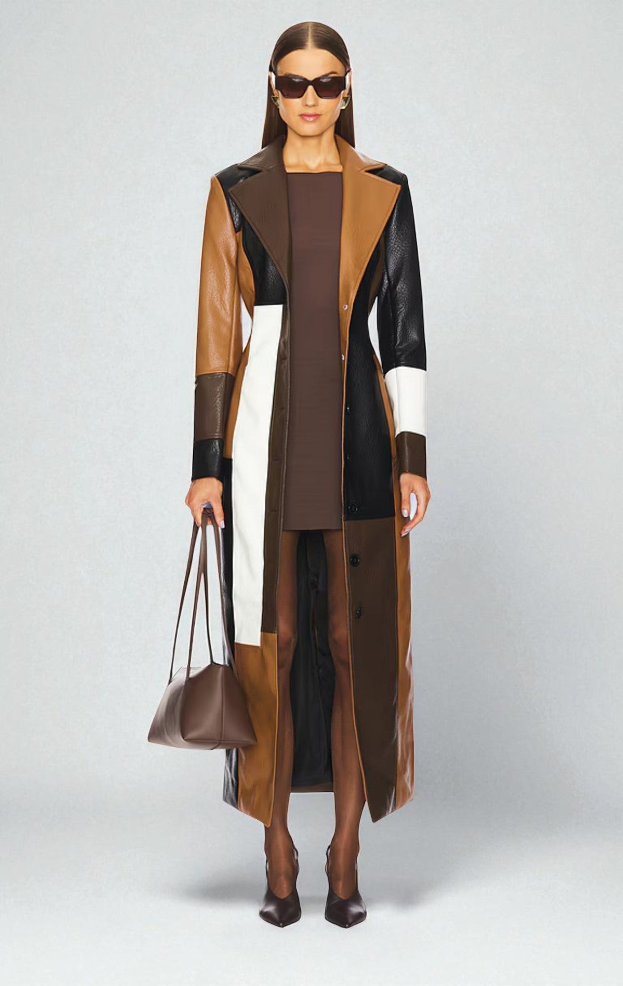 ROSALINE MOSAIC LEATHER JACKET