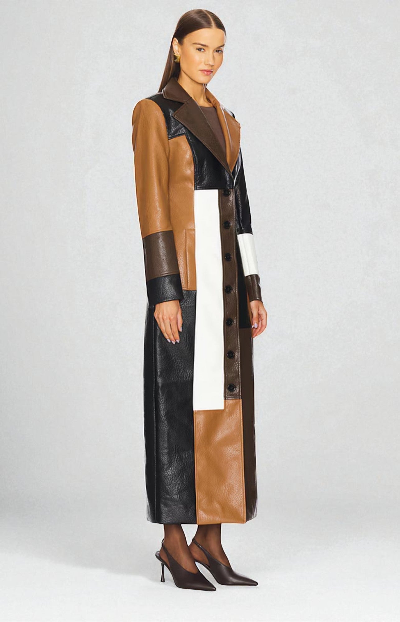 ROSALINE MOSAIC LEATHER JACKET