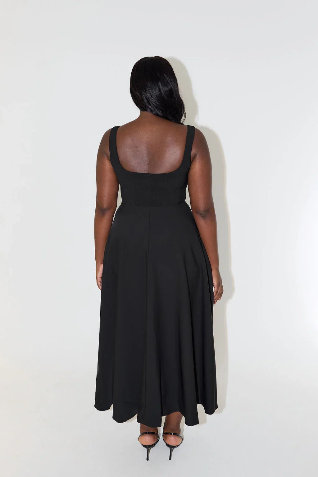 MALTA HIGH WAIST MIDI DRESS