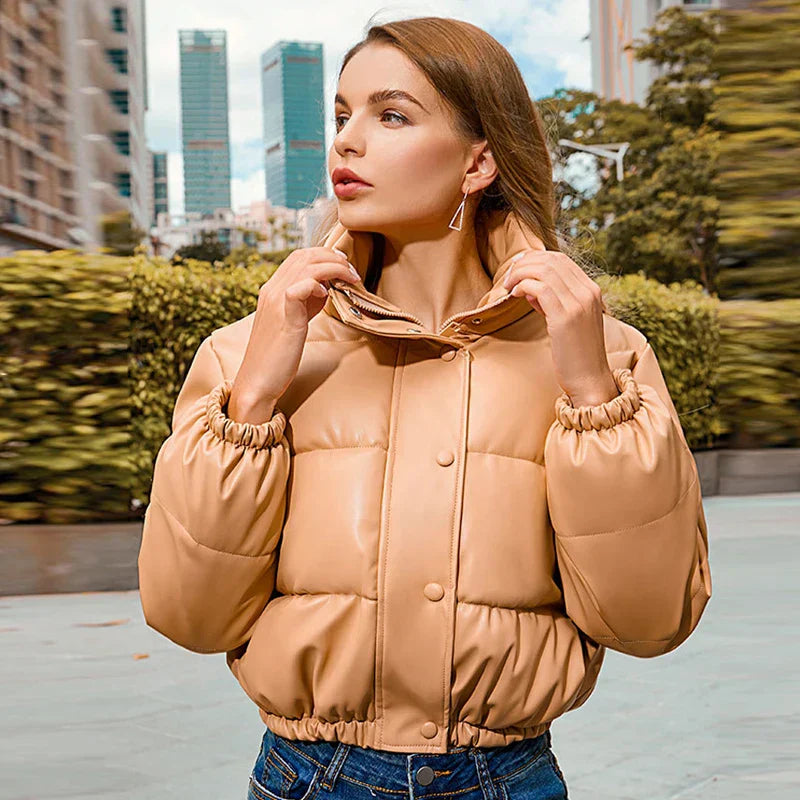 SIENNA Quilted Leather Jacket